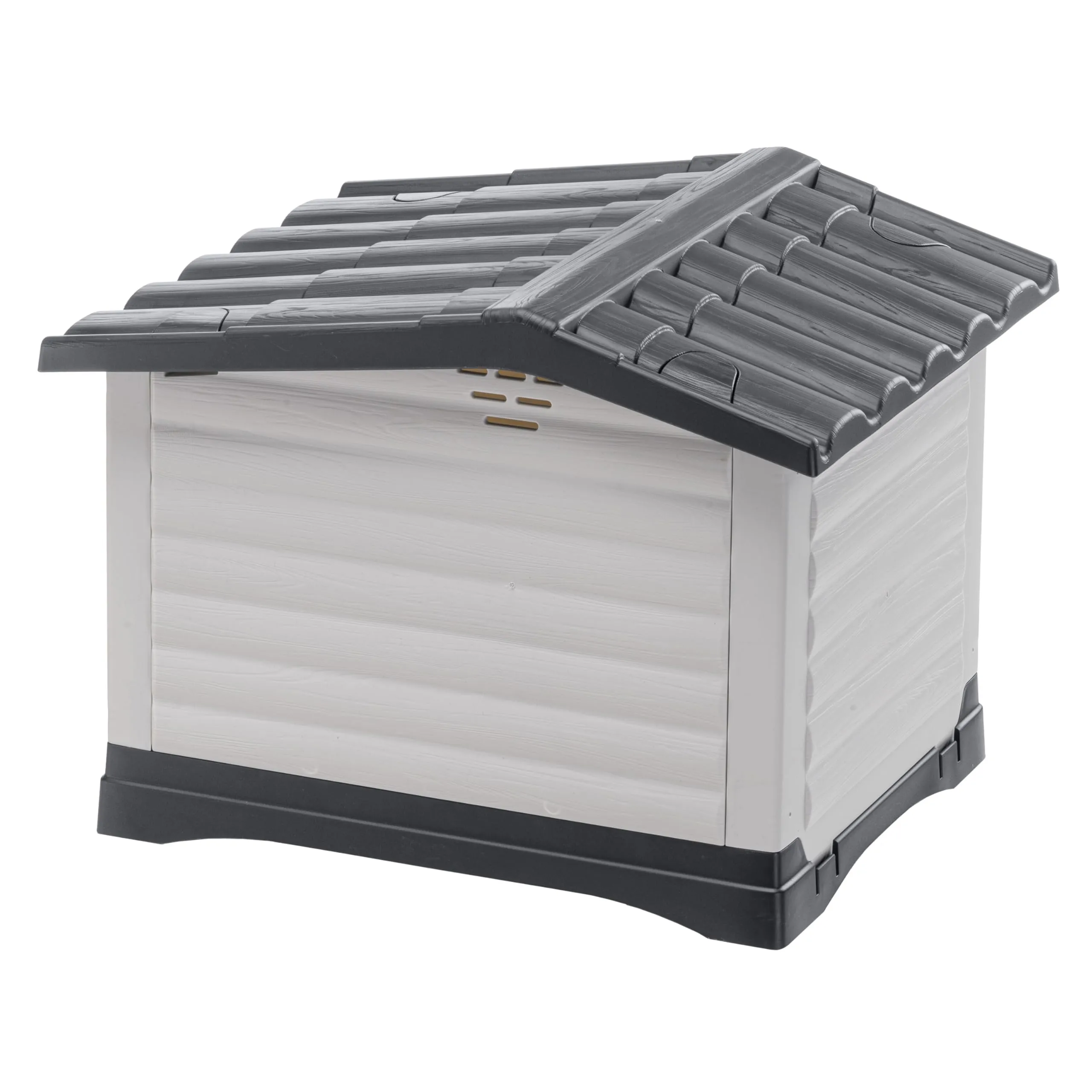 Ferplast DOGVILLA 70 SE Casetta per Cani con Fondo Sollevato Anti Umidità, Sistema Fuoriuscita Liquidi, Tetto Rimovibile Facile Pulizia, Griglia Aerazione, 73 x 59 x h 53 cm - immagine 3