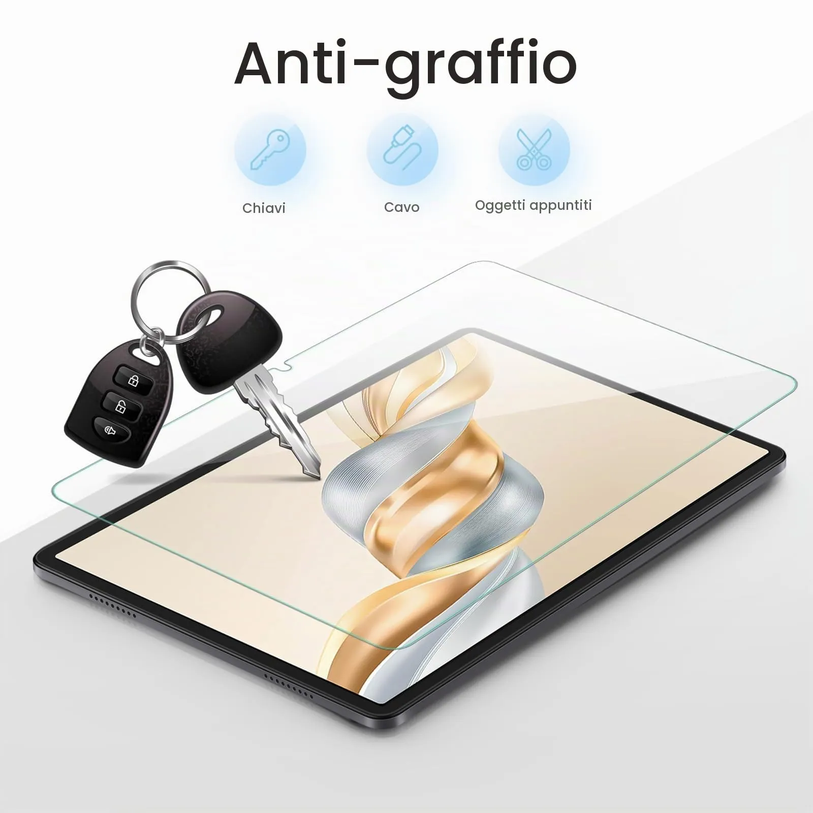 Gerutek Pellicola Protettiva per Honor Pad X9A / X9 / X8 Pro 11,5'' - immagine 4
