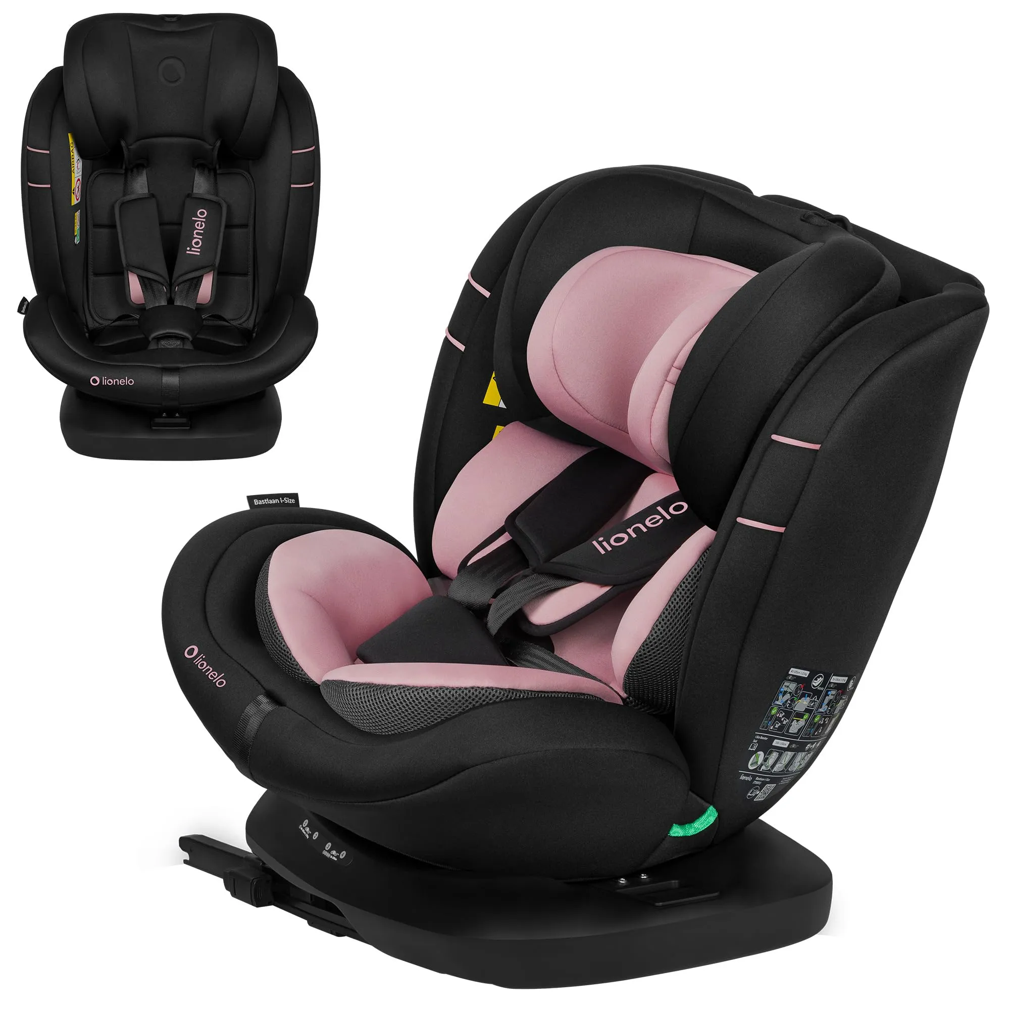 LIONELO Bastiaan i-Size Seggiolino Auto Evolutivo 4 in 1 40-150 cm ISOFIX - immagine 1