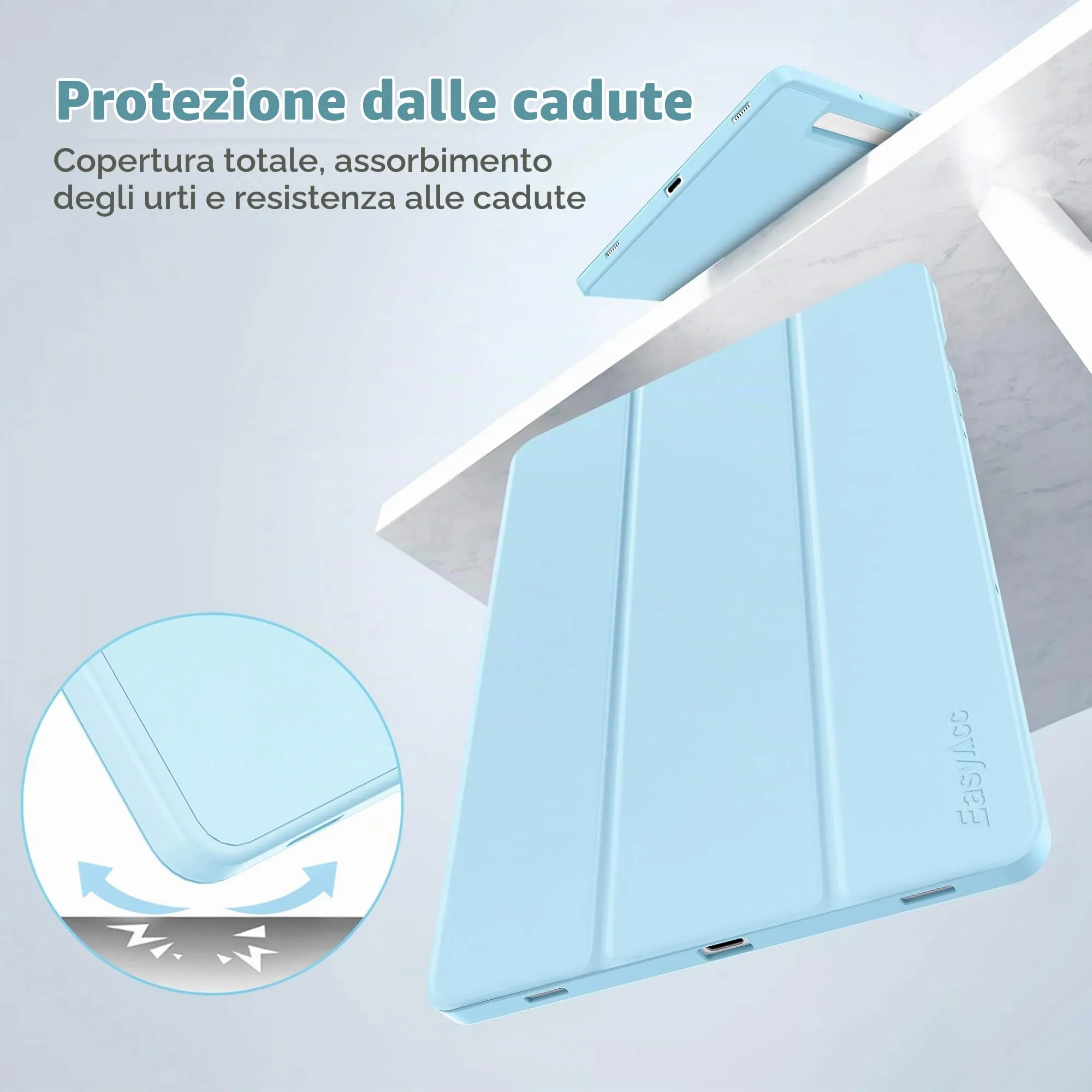 EasyAcc Custodia Cover Compatibile con Samsung Galaxy Tab S10 Lite - immagine 3