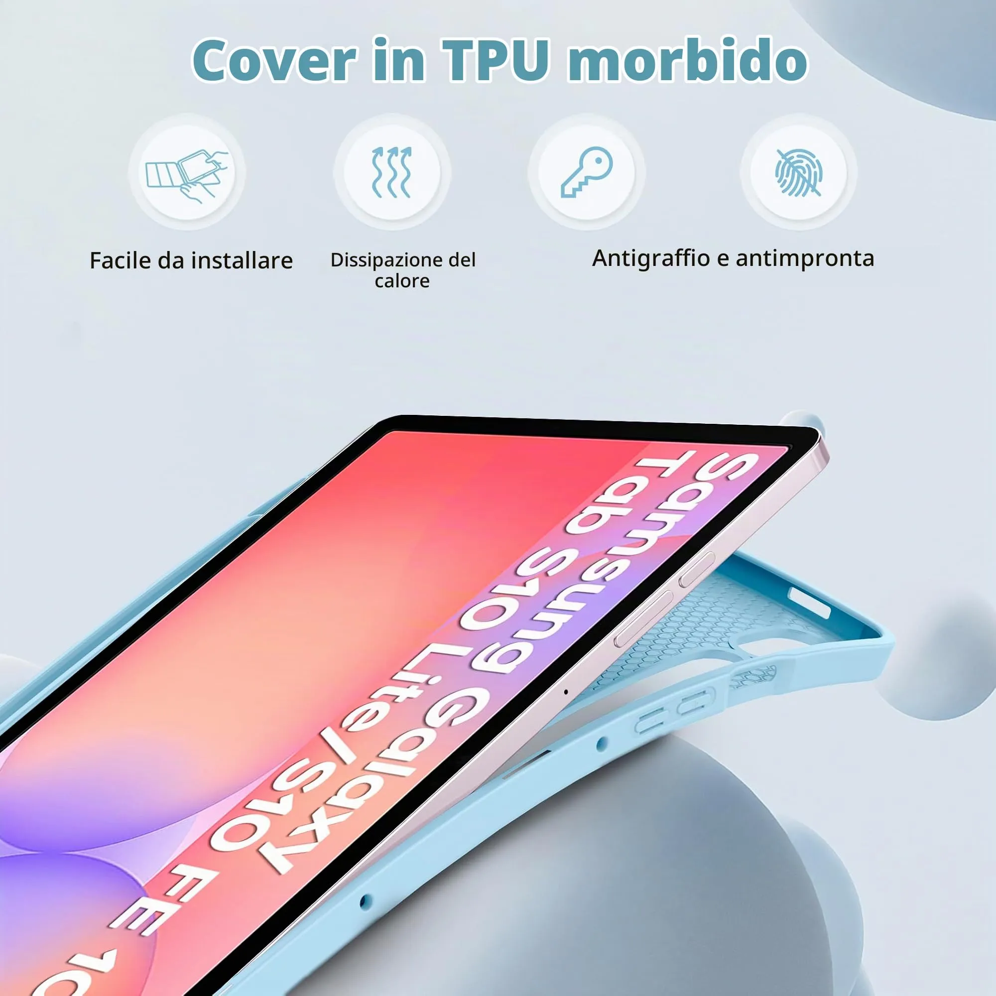 EasyAcc Custodia Cover Compatibile con Samsung Galaxy Tab S10 Lite - immagine 4