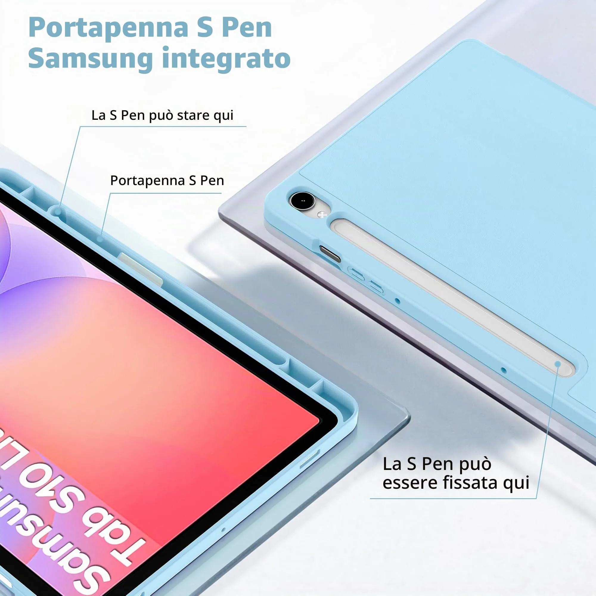 EasyAcc Custodia Cover Compatibile con Samsung Galaxy Tab S10 Lite - immagine 6