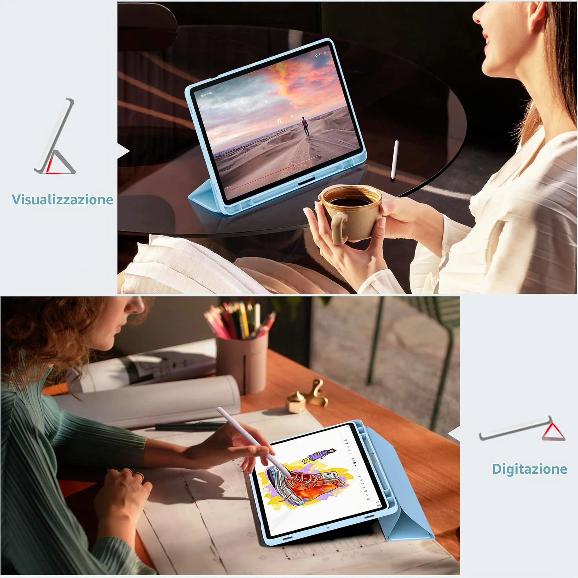 EasyAcc Custodia Cover Compatibile con Samsung Galaxy Tab S10 Lite - immagine 7
