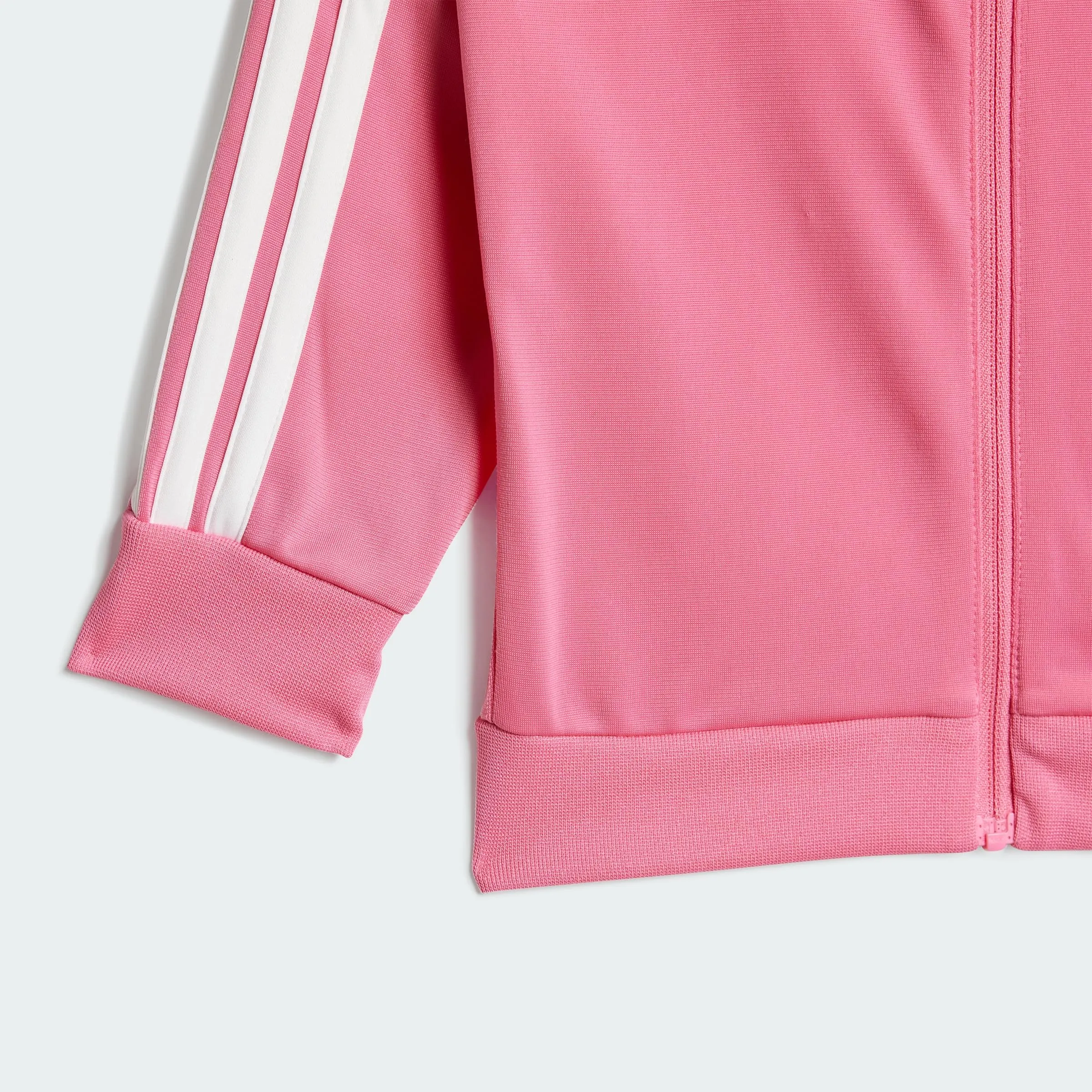 adidas Unisex - Bimbi 0-24 Essentials Climacool Track Suit, pink fusion/white, 3-6 Months - immagine 3
