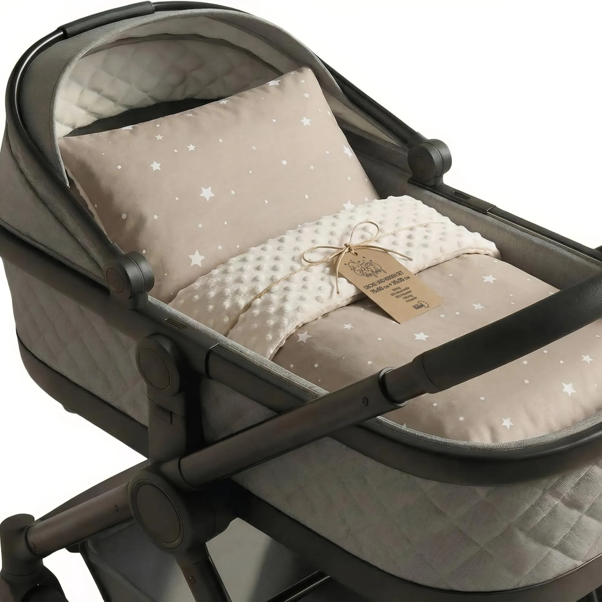 Copertina Neonato Coperta Minky Invernale pile cotone doppio lato - immagine 1