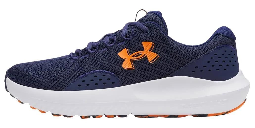 Under Armour UA Charged Surge 4 - Midnight Navy/Midnight Navy/Solar Orange - 8, Midnight Navy Midnight Navy Solar Orange, 42.5 EU - immagine 5