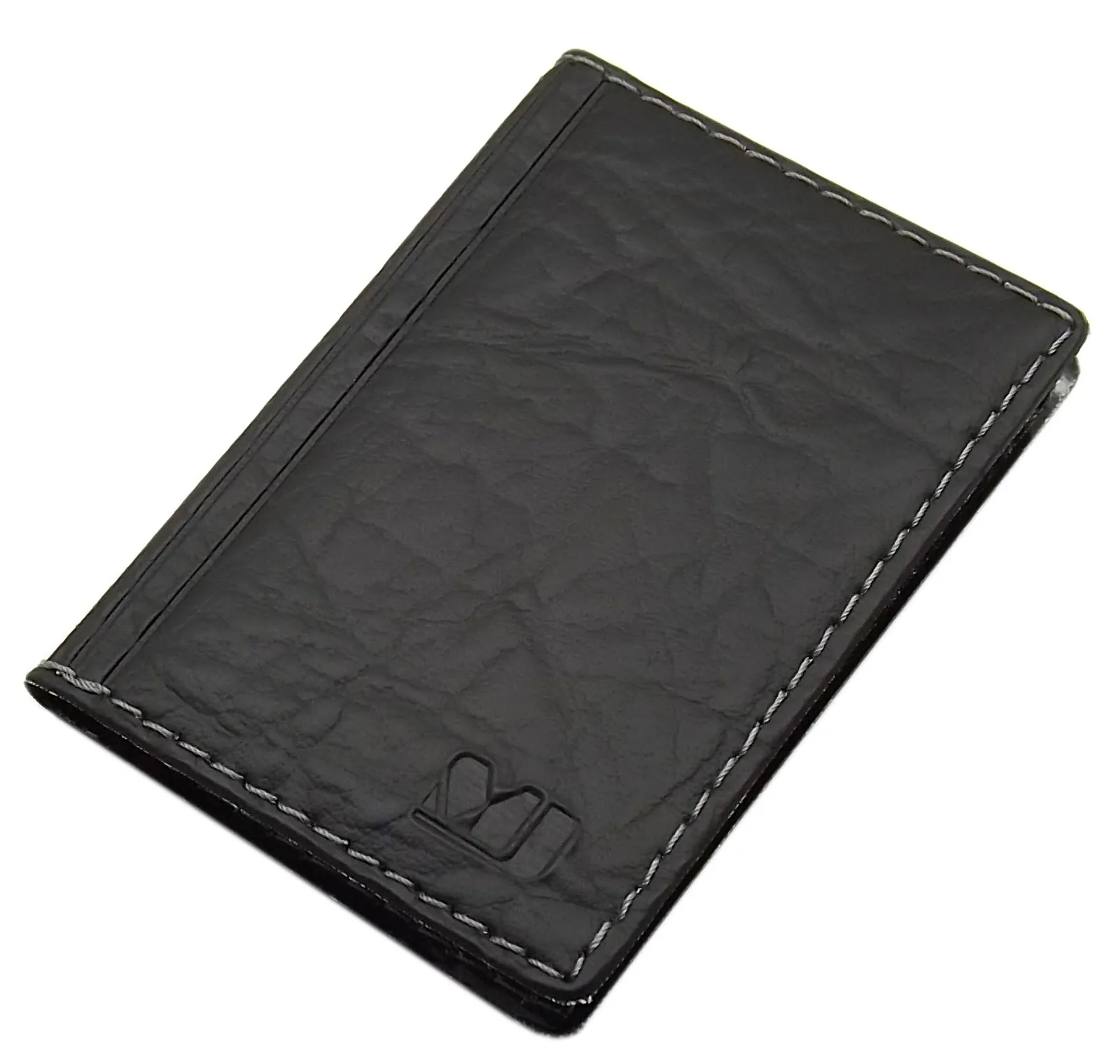 myledershop Porta carte di credito con 12 scomparti MJ-Design-Germany Made in UE in diversi colori e designs (Design 5 / Nero) - immagine 1