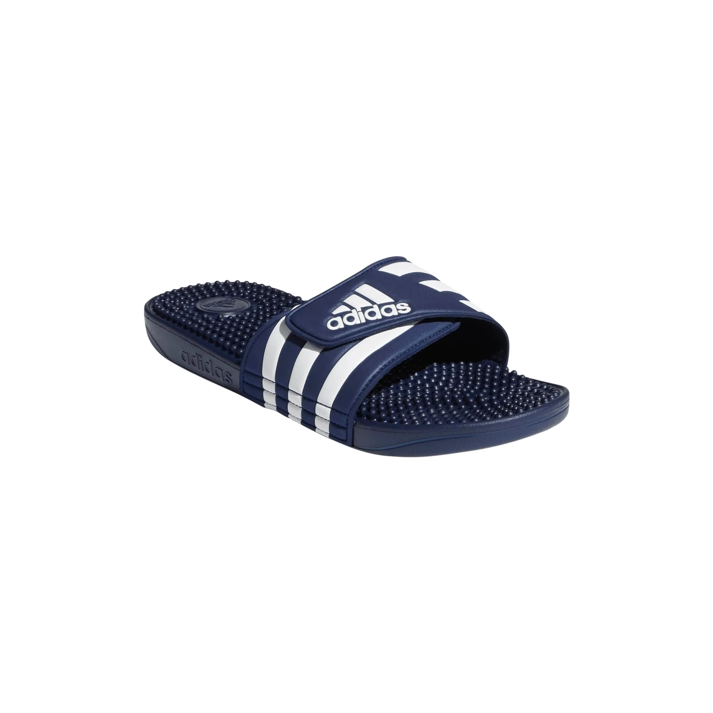 adidas Sandali unisex Adissage Slides, scarpe blu scuro bianco blu scuro F35579, 44 - immagine 5