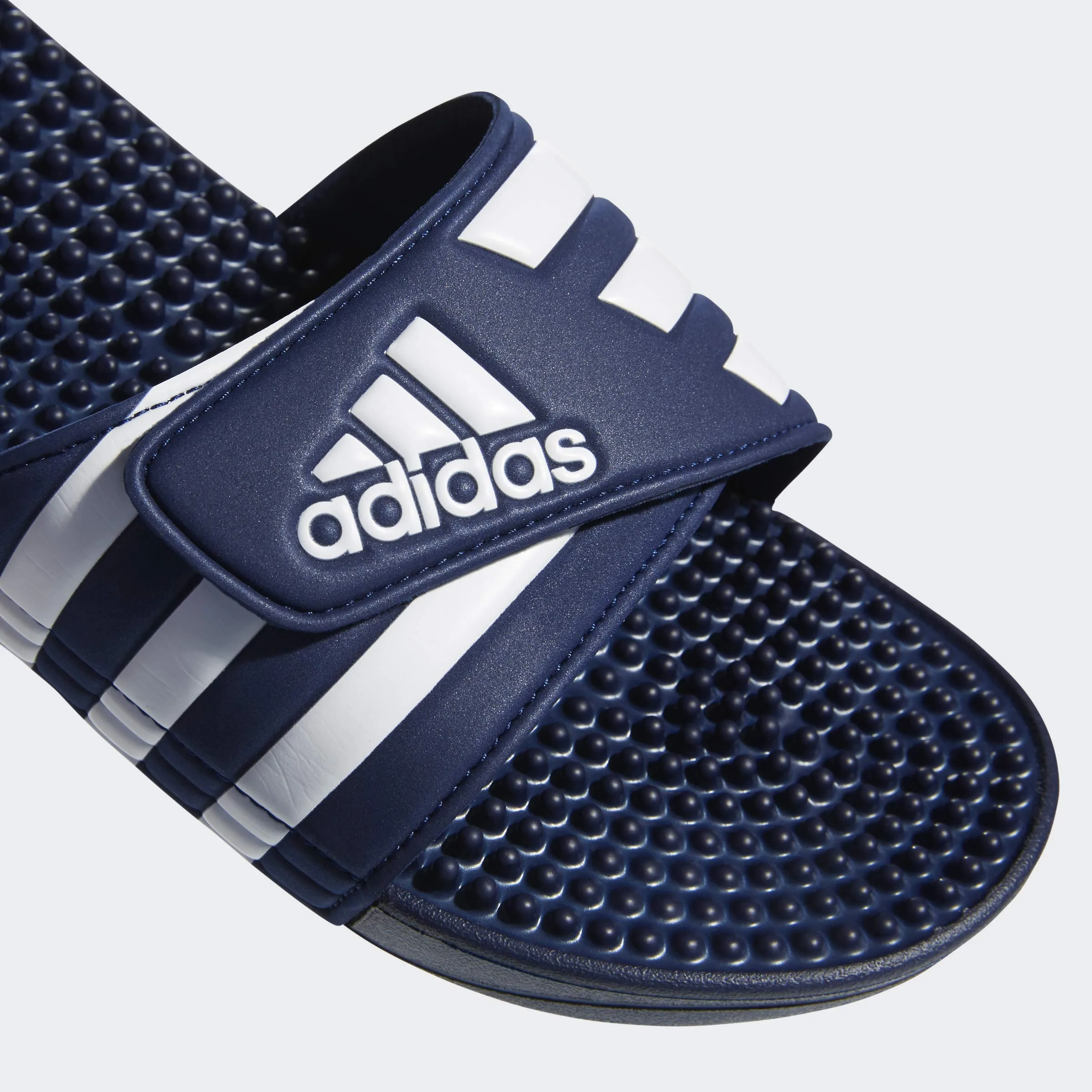 adidas Unisex - Adulto Adissage Slides Slipper, Dark Blue / Cloud White / Dark Blue, 37 EU - immagine 6