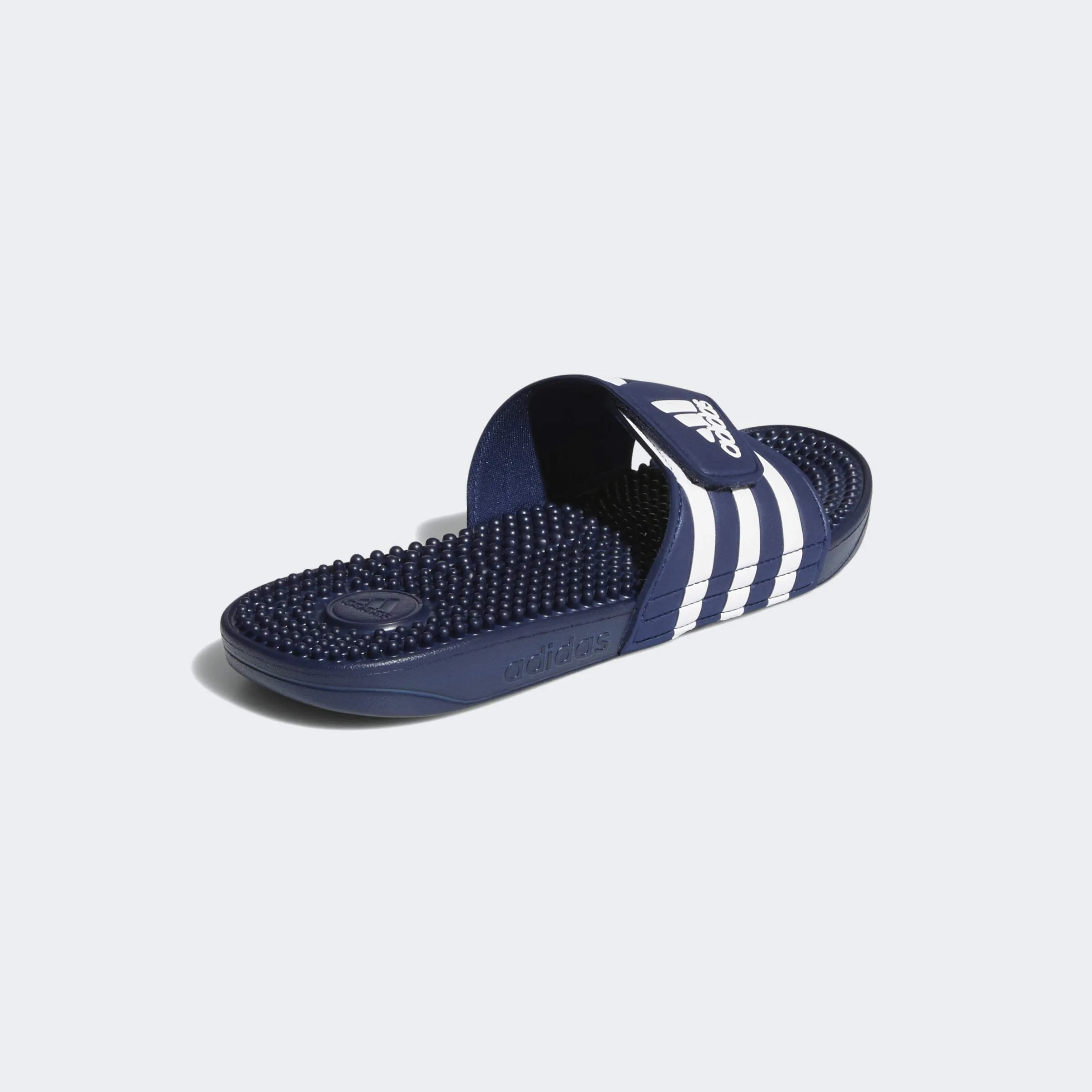adidas Unisex - Adulto Adissage Slides Slipper, Dark Blue / Cloud White / Dark Blue, 44.5 EU - immagine 8