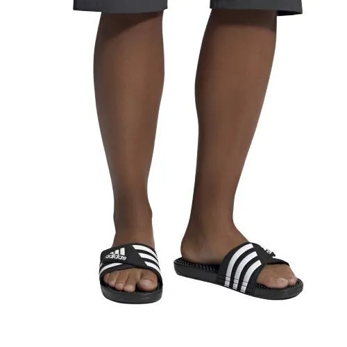 adidas Unisex - Adulto Adissage Slides Slipper, Core Black / Cloud White / Core Black, 43 EU - immagine 2