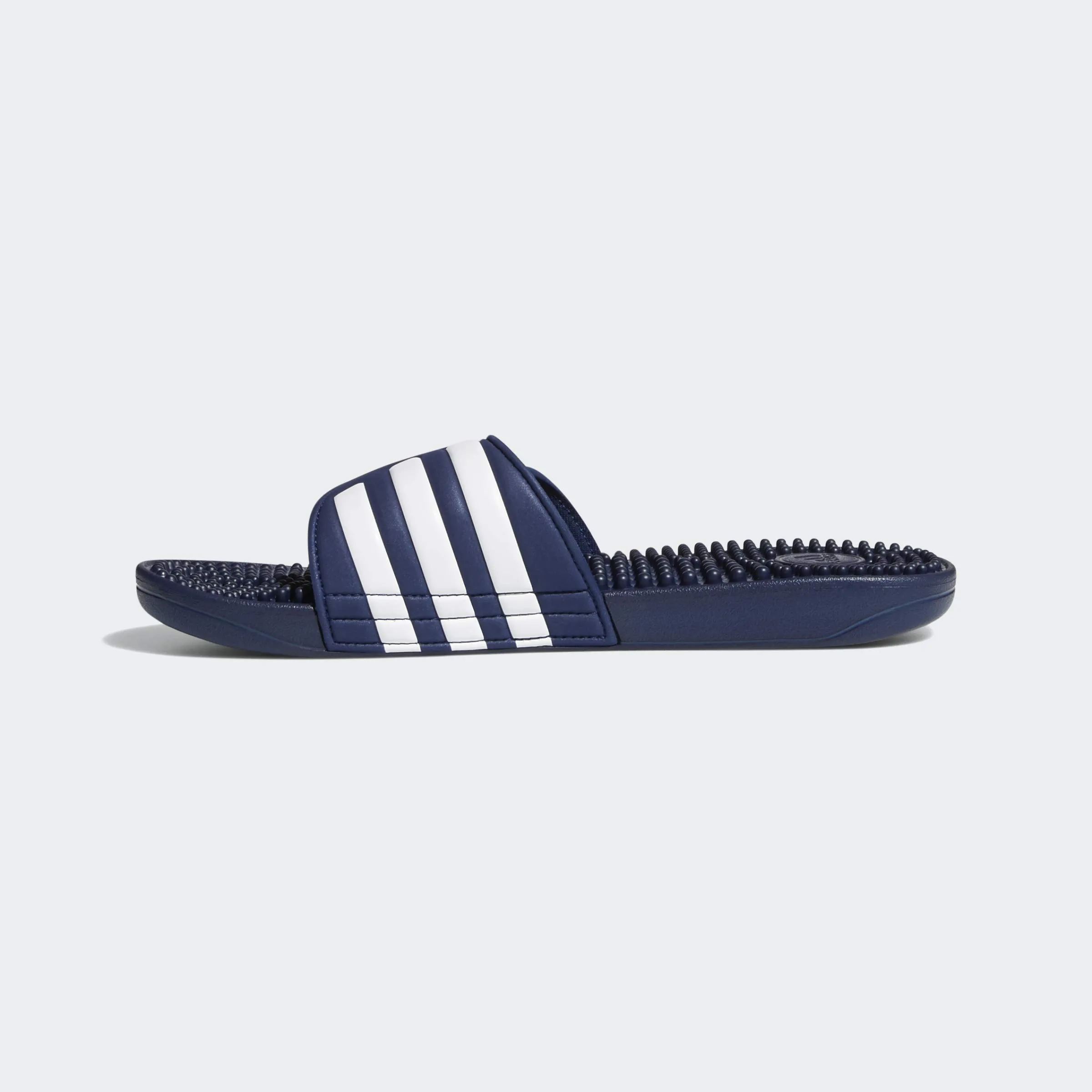 adidas Unisex - Adulto Adissage Slides Slipper, Dark Blue / Cloud White / Dark Blue, 42 EU - immagine 3