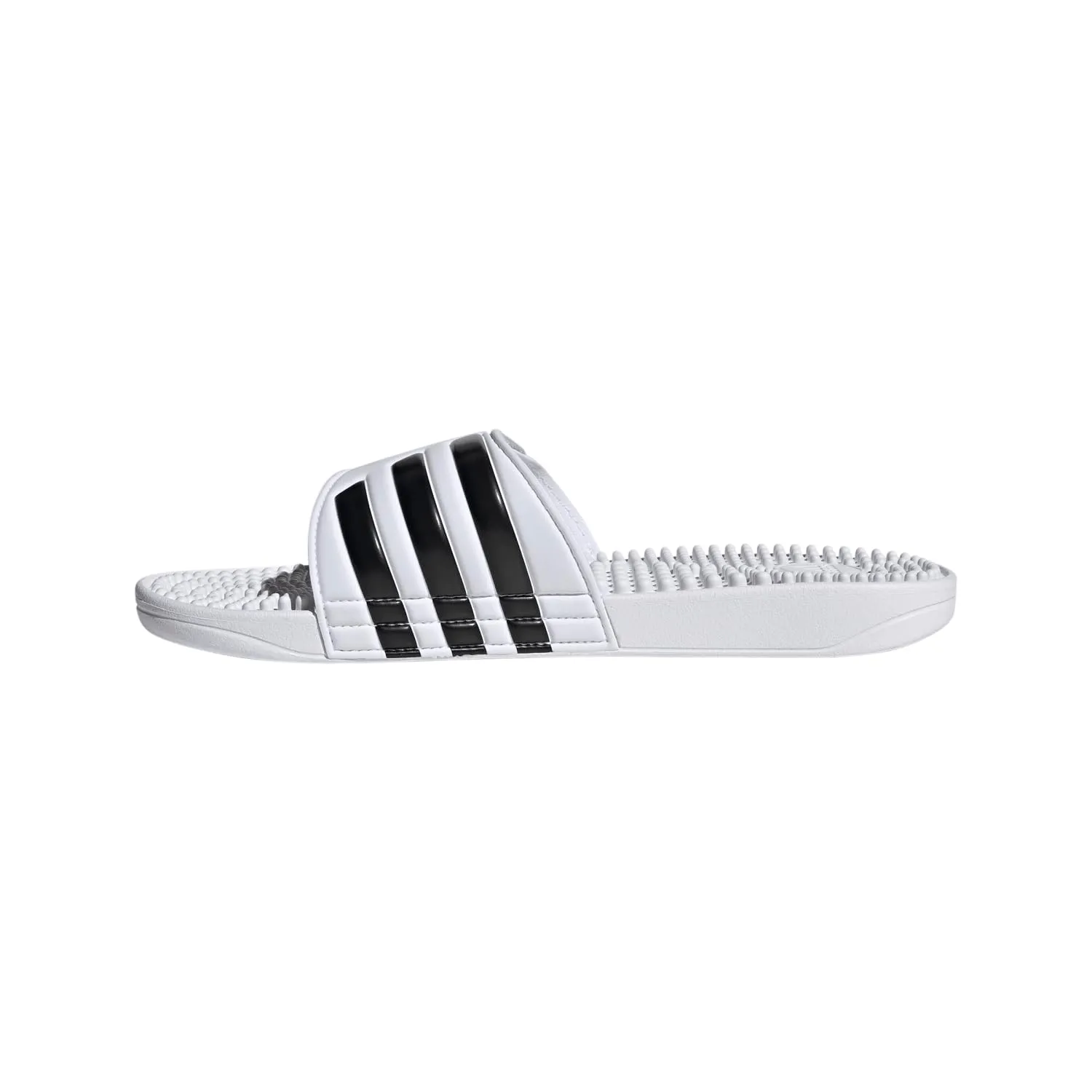 adidas Unisex - Adulto Adissage Slides Sandal, Cloud White / Core Black / Cloud White, 40.5 EU - immagine 6