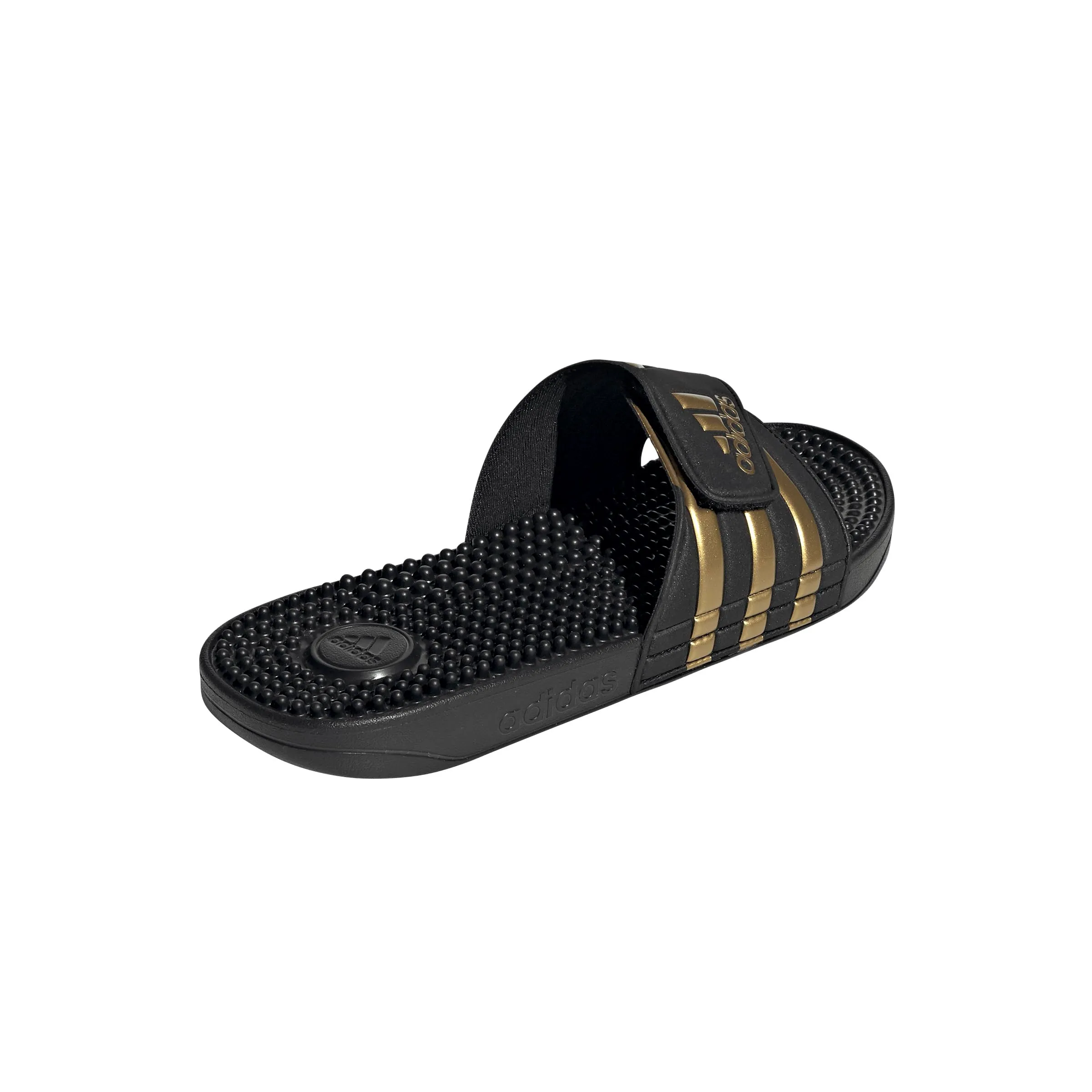adidas Sandali unisex Adissage, Nero Oro Metallizzato Nero, 49 1/3 EU - immagine 5