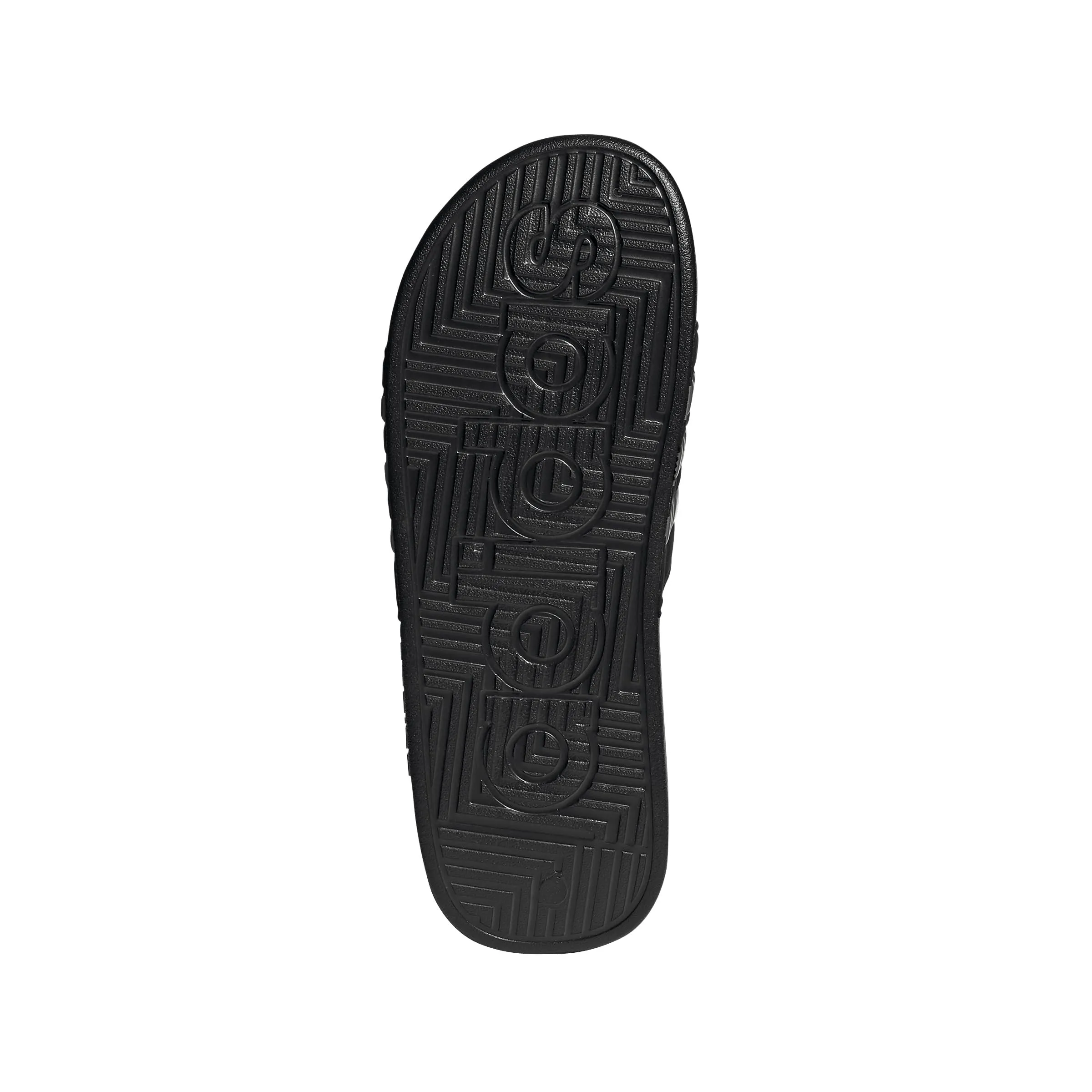 adidas Adissage, Infradito Unisex Adulto, Nero Core Black Gold Met Core Black, 36.5 EU - immagine 3