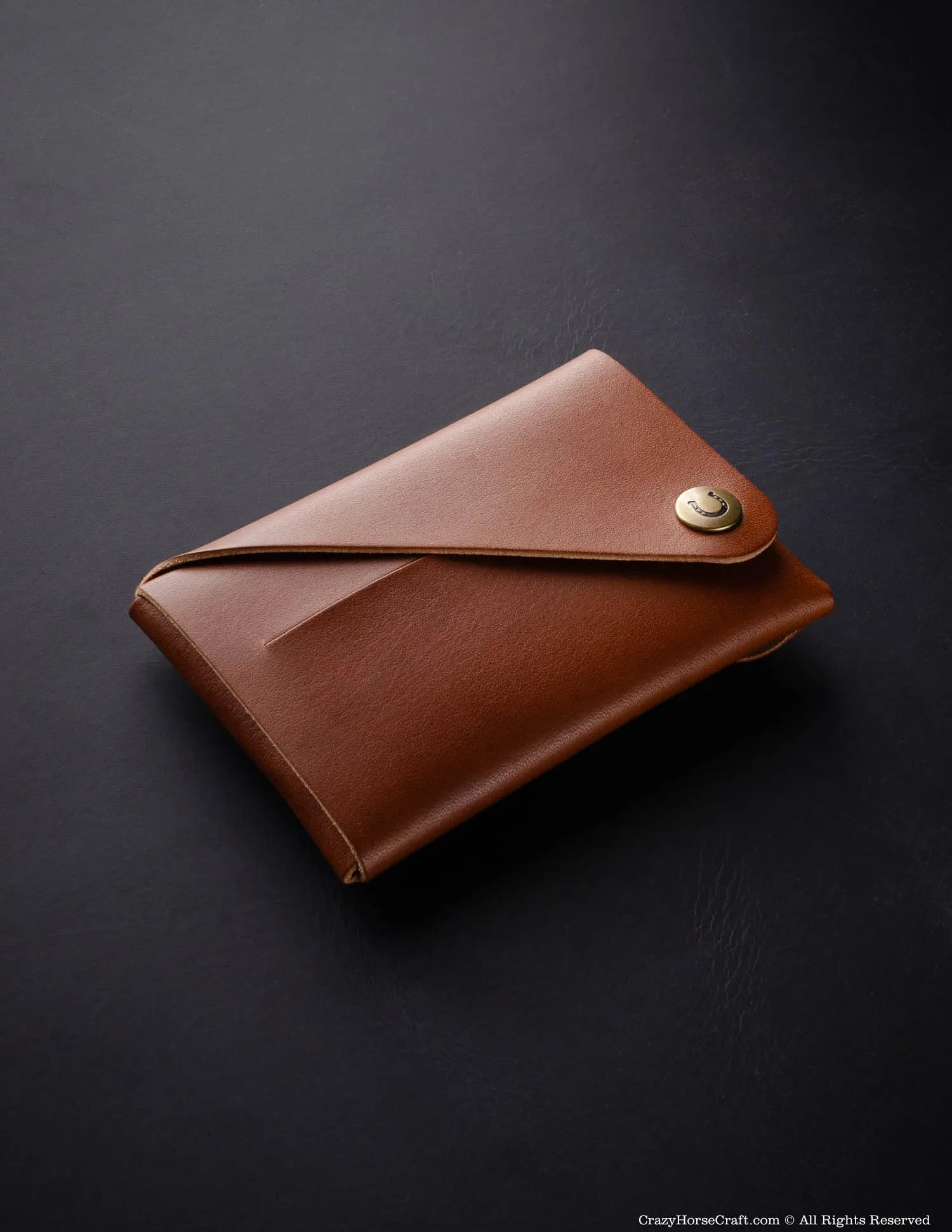 Crazy Horse Craft Portafoglio Slim Uomo e Donna, Portacarte in Vera Pelle - immagine 6