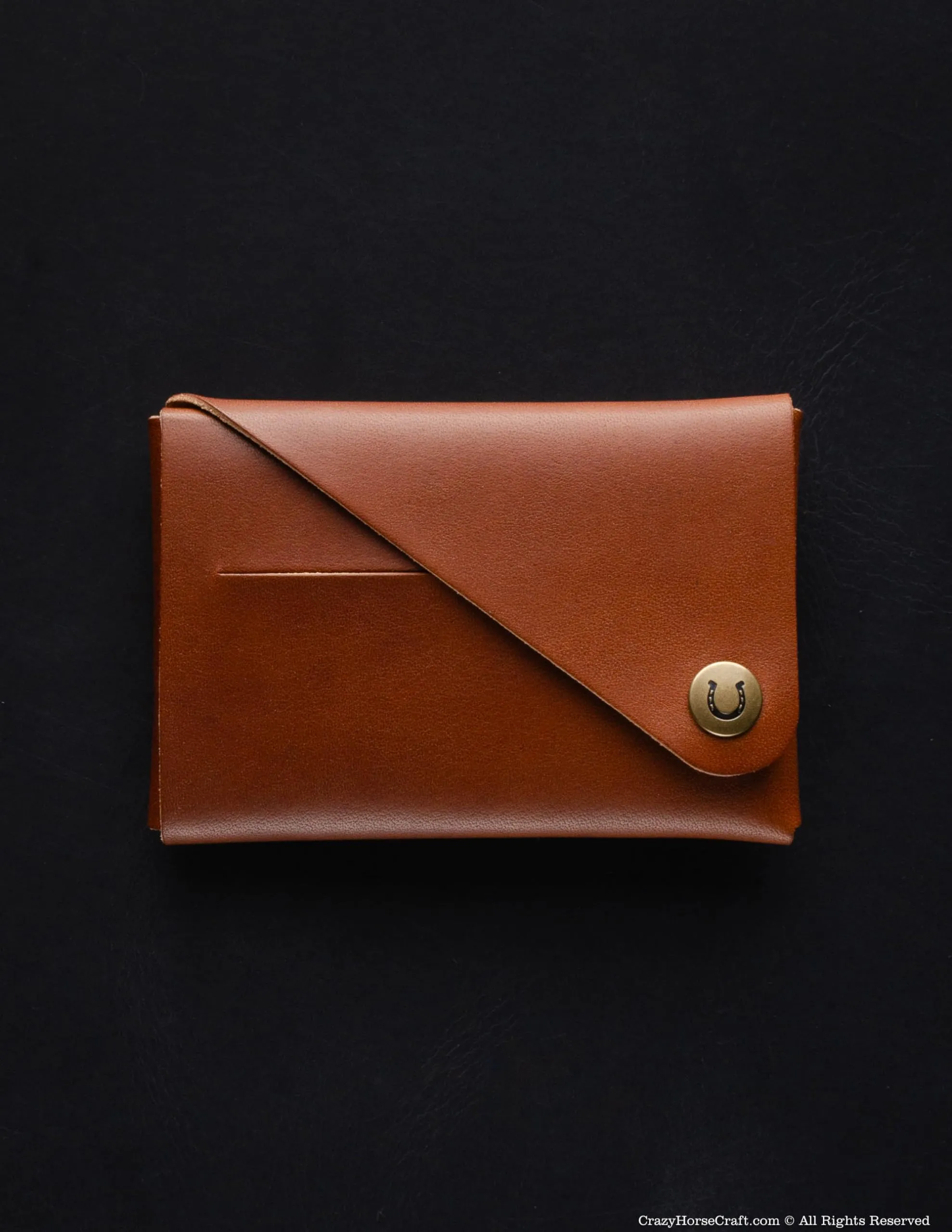 Crazy Horse Craft Portafoglio Slim Uomo e Donna, Portacarte in Vera Pelle - immagine 7