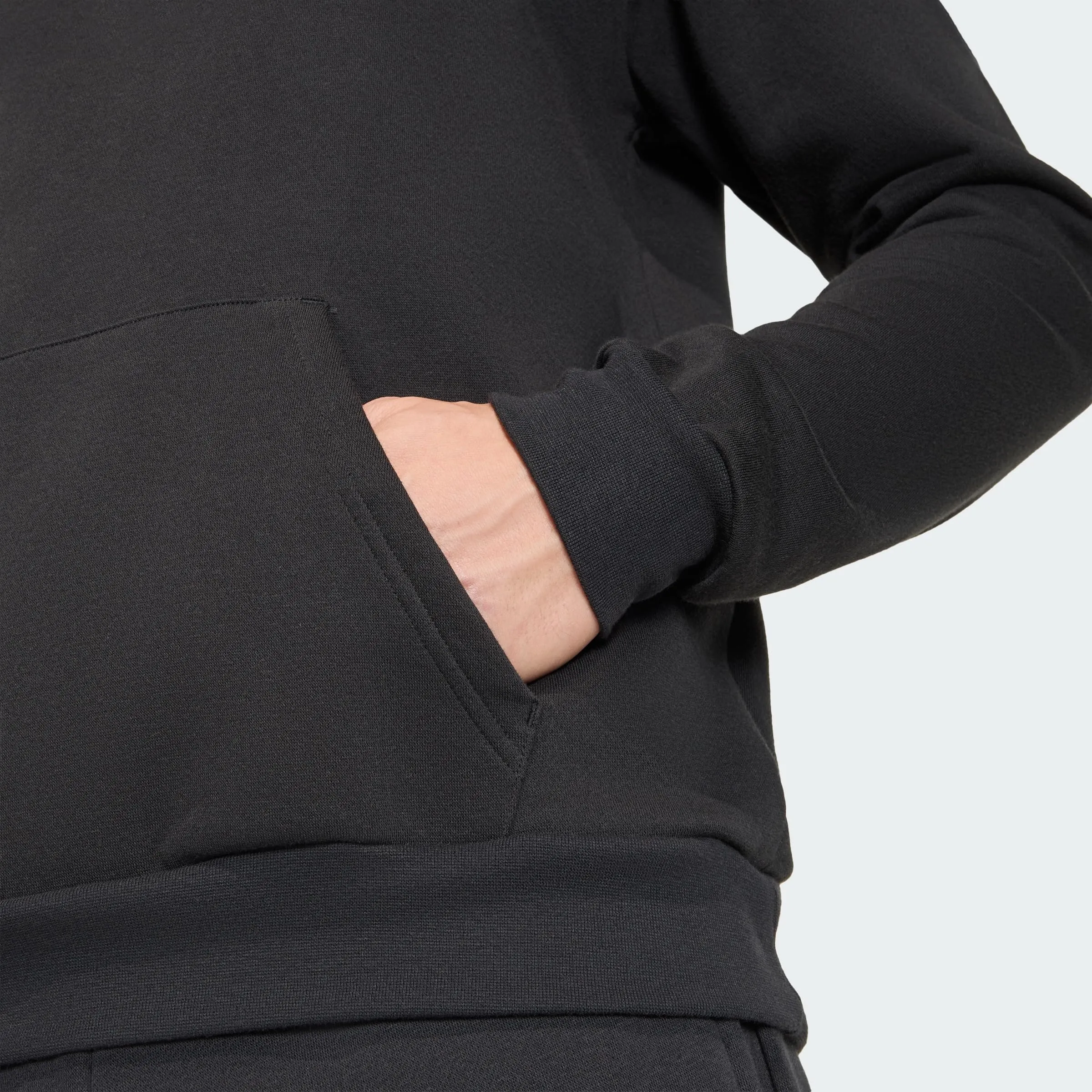 adidas Uomo Entrada26 Hoodie Sweatshirt, Black/White, XL Tall - immagine 3