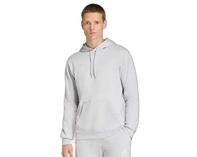 adidas Uomo Entrada26 Hoodie Sweatshirt, Team Light Grey/White, XL Tall - immagine 3