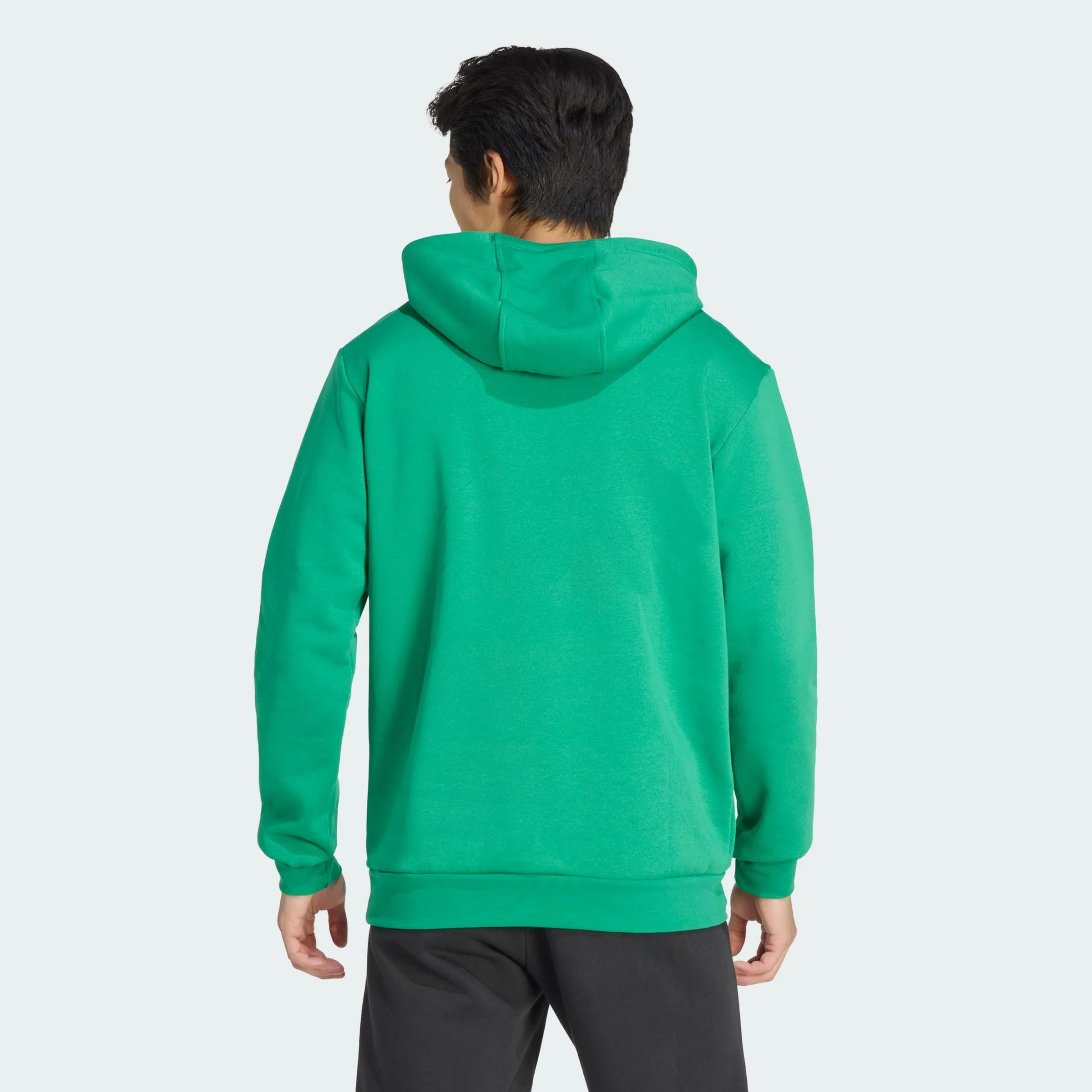 adidas Uomo Entrada26 Hoodie Sweatshirt, Team Green/White, S - immagine 4