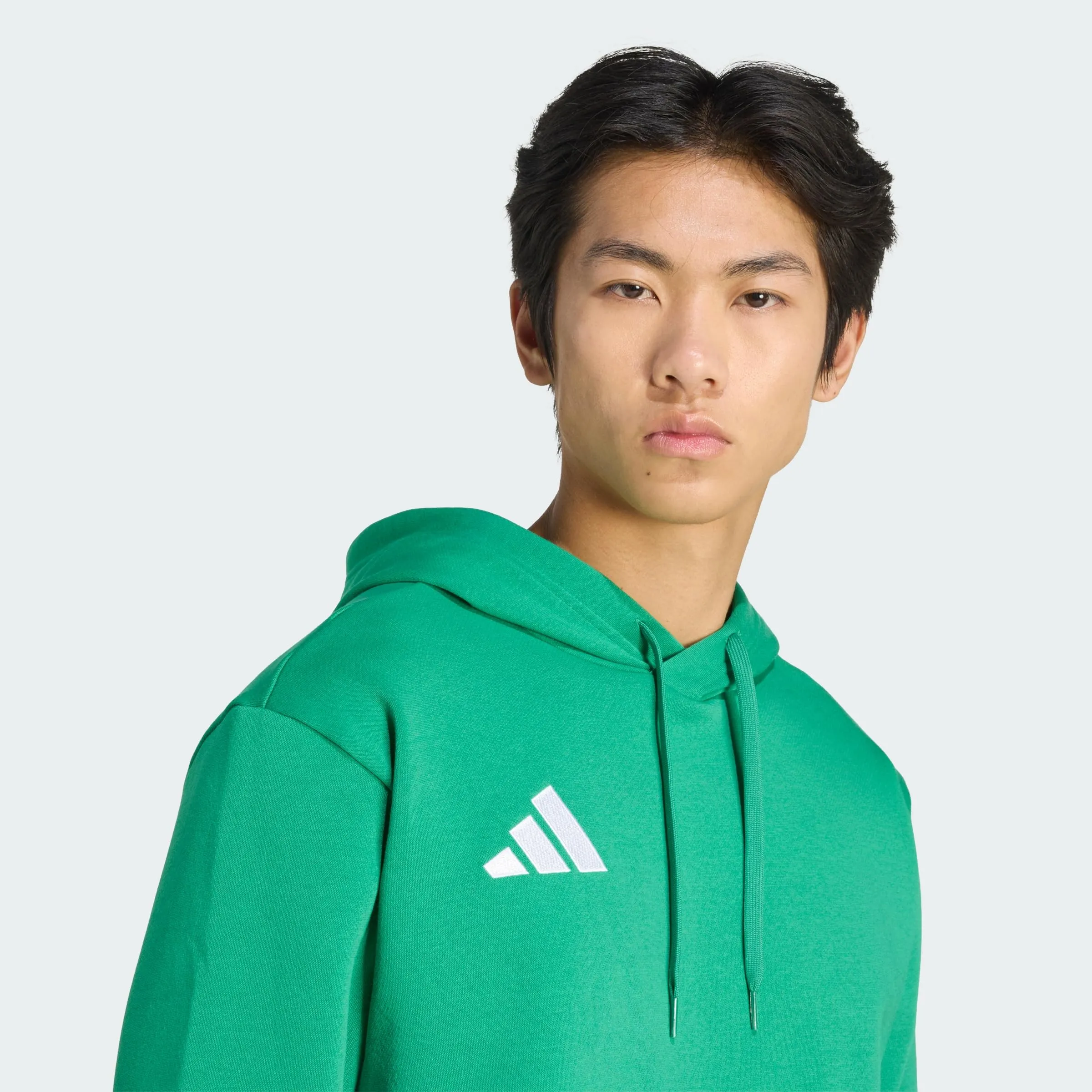 adidas Uomo Entrada26 Hoodie Sweatshirt, Team Green/White, XL Extra Tall - immagine 2