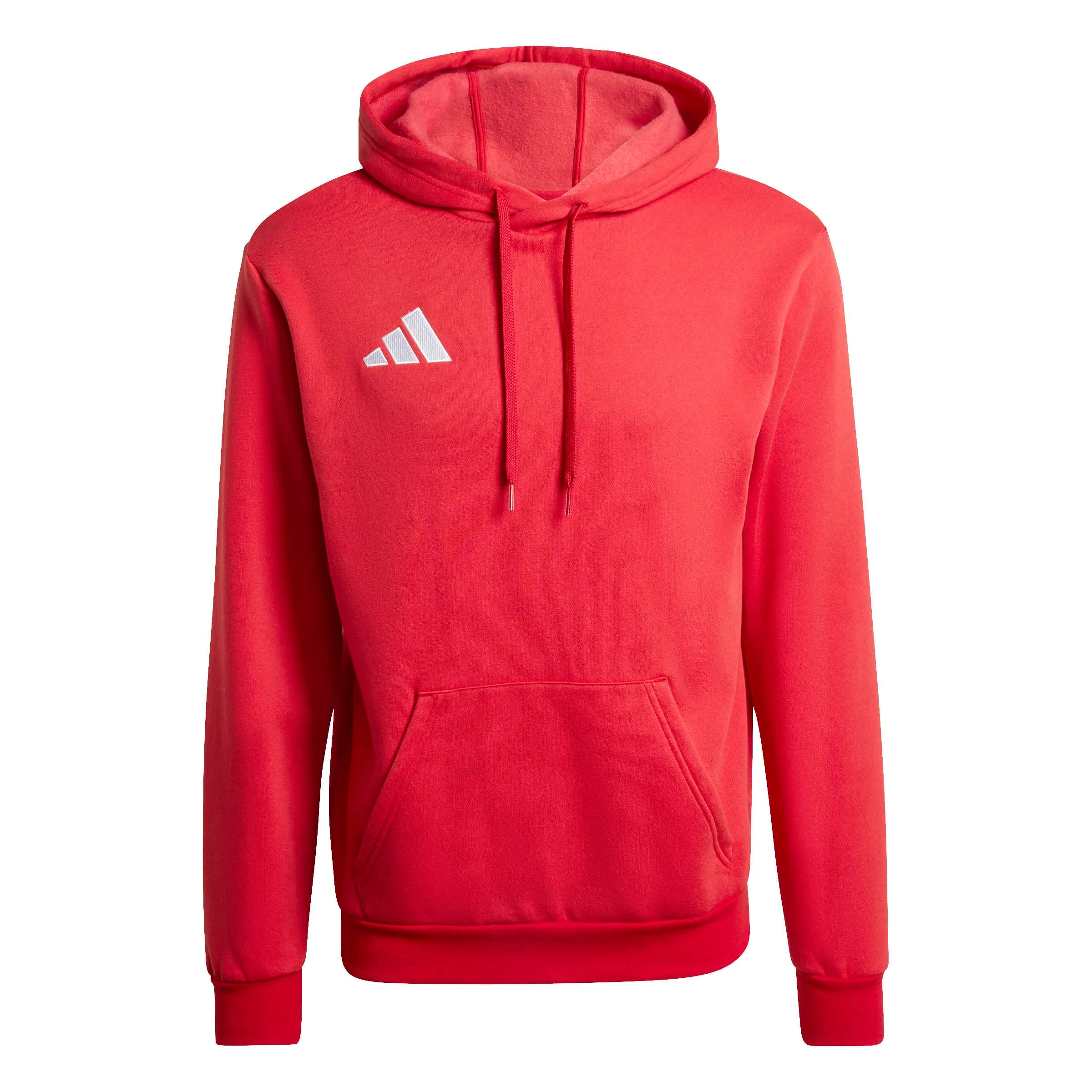adidas Uomo Entrada26 Hoodie Sweatshirt, Team Power Red 2/White, M Extra Tall - immagine 1