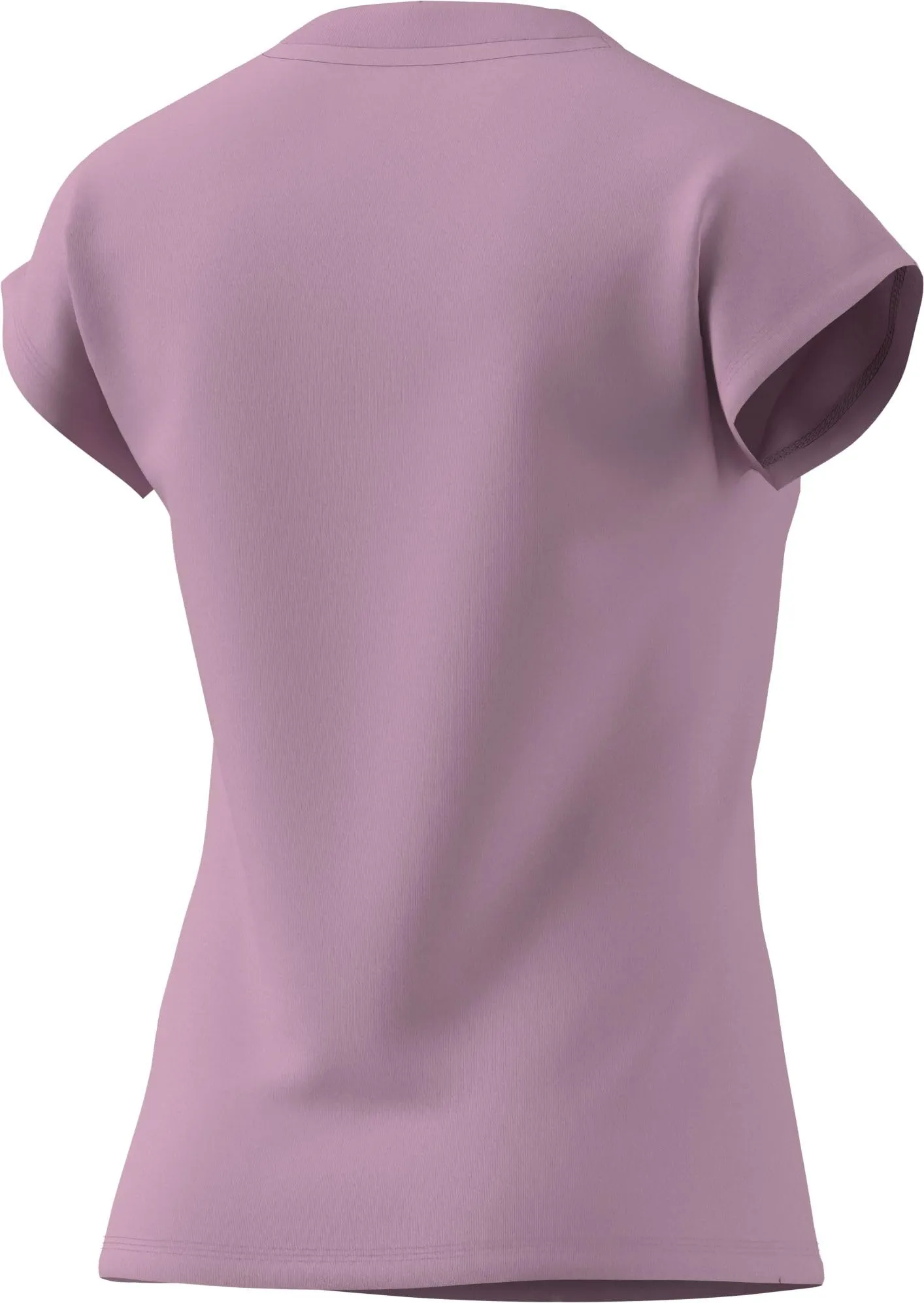 adidas Femme Essentials Linear Cotton T-Shirt, True Pink/White, XL - immagine 3