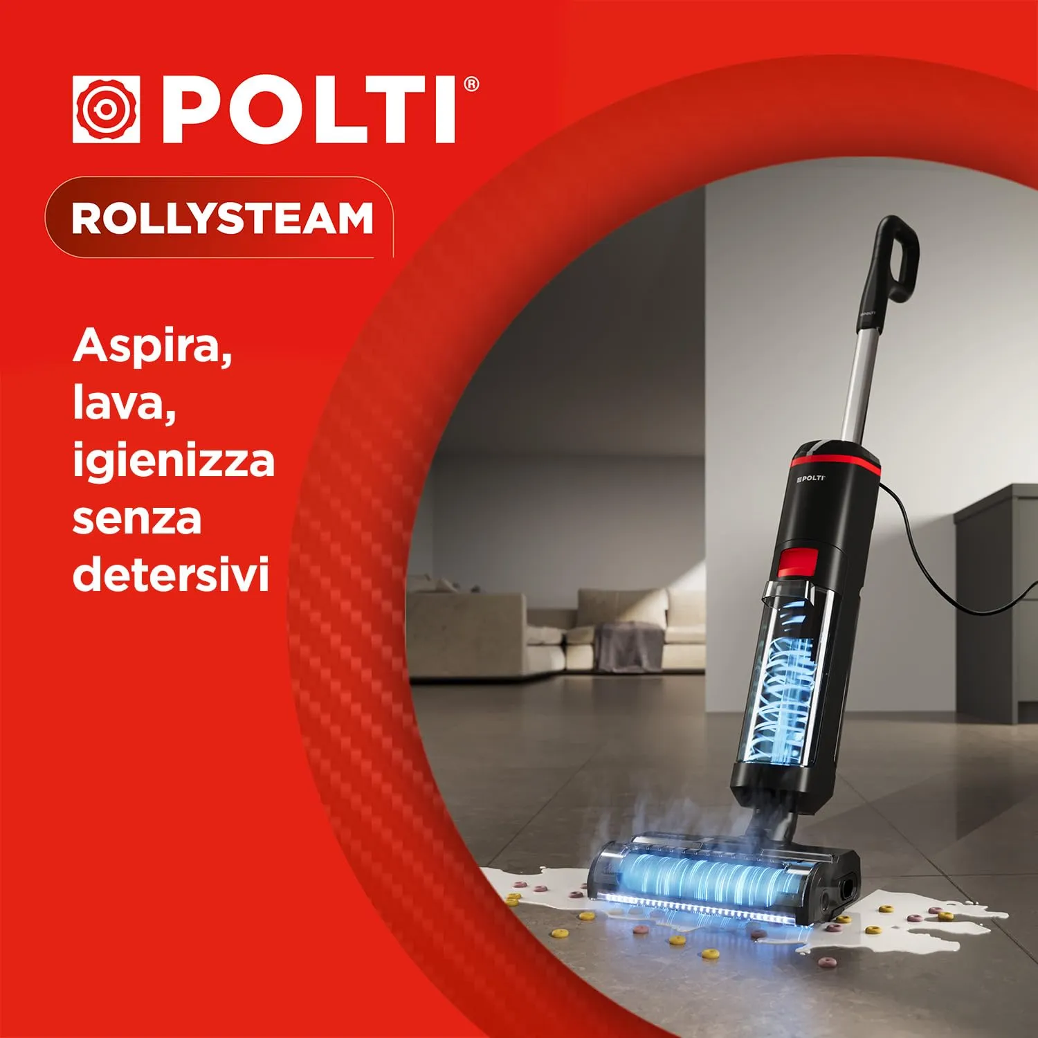 Polti Rollysteam WD20, Lavapavimenti e Aspirapolvere - immagine 2