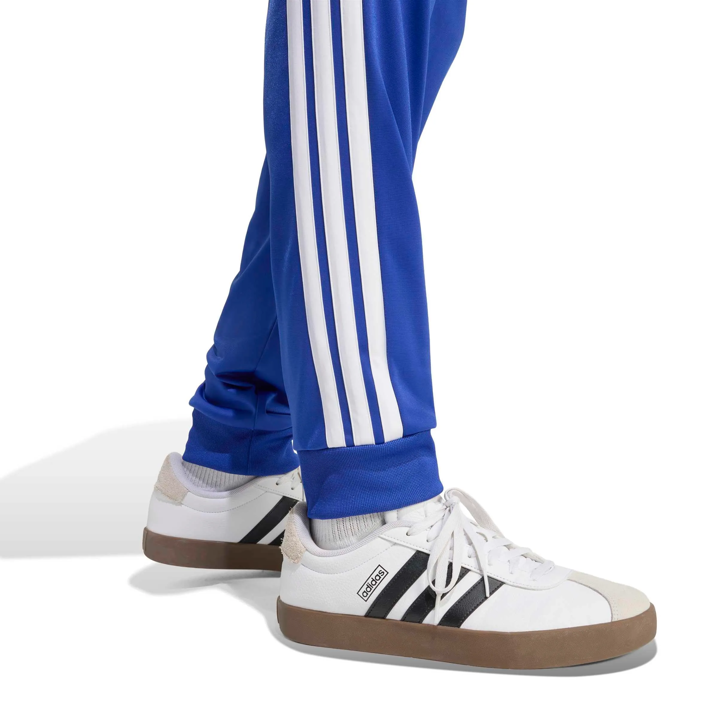 adidas Uomo Sportswear Basic 3 Stripes Tricot Track Suit, Semi Lucid Blue/White, M - immagine 5