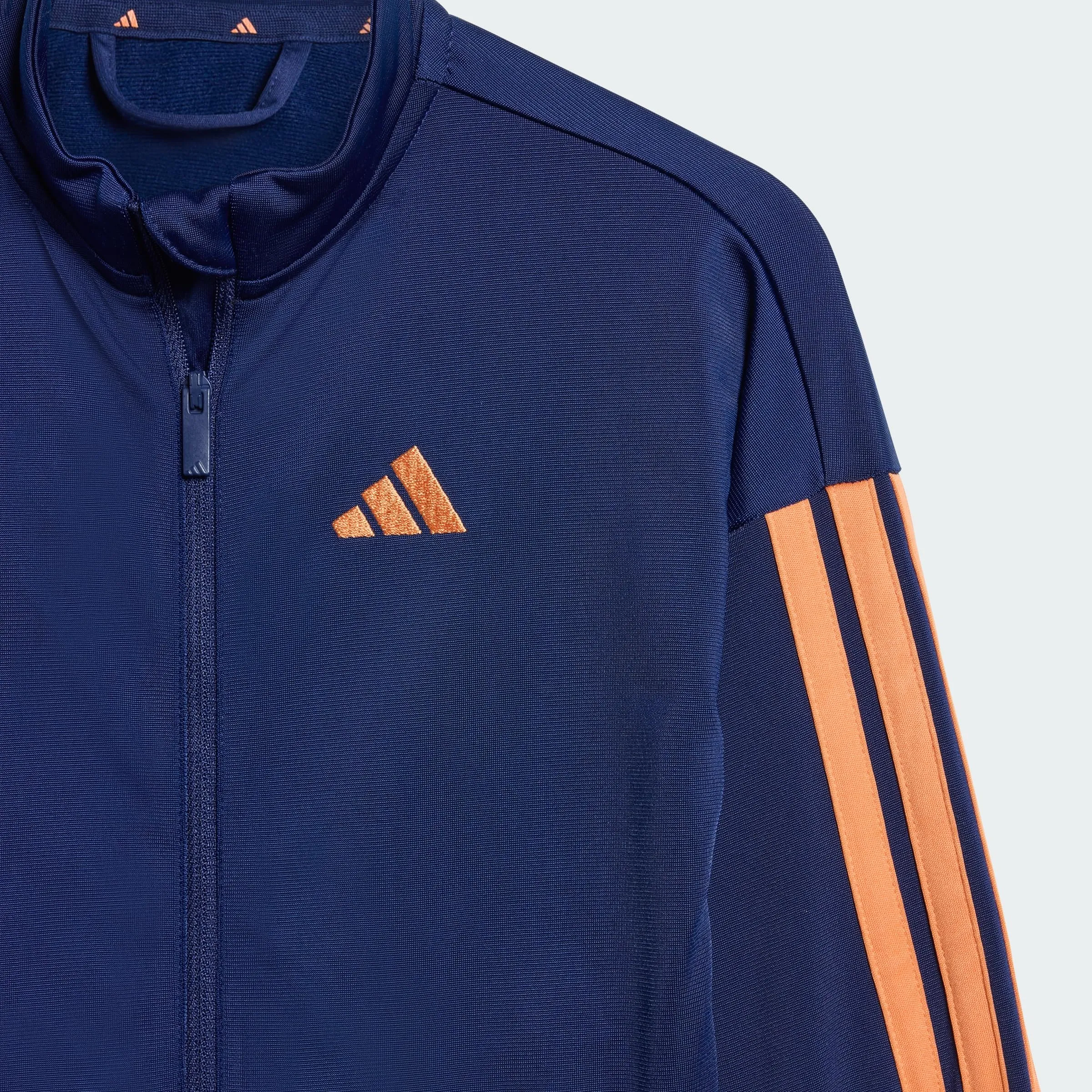 adidas Mixte bébé ESSENTIALS CLIMACOOL TRACKSUIT, dark blue/Dusky Orange, 2-3 Years - immagine 2