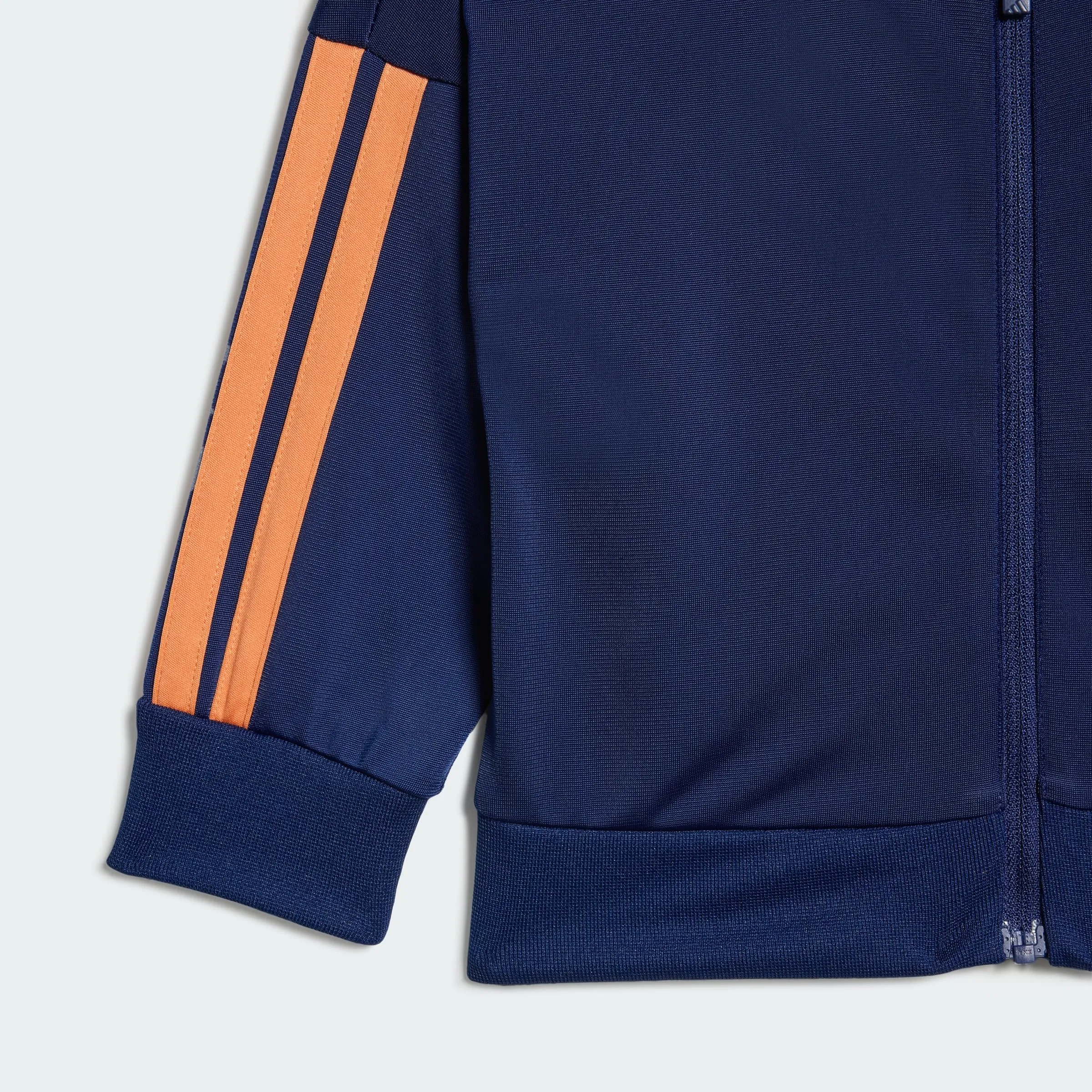 adidas Mixte bébé ESSENTIALS CLIMACOOL TRACKSUIT, dark blue/Dusky Orange, 0-3 Months - immagine 3