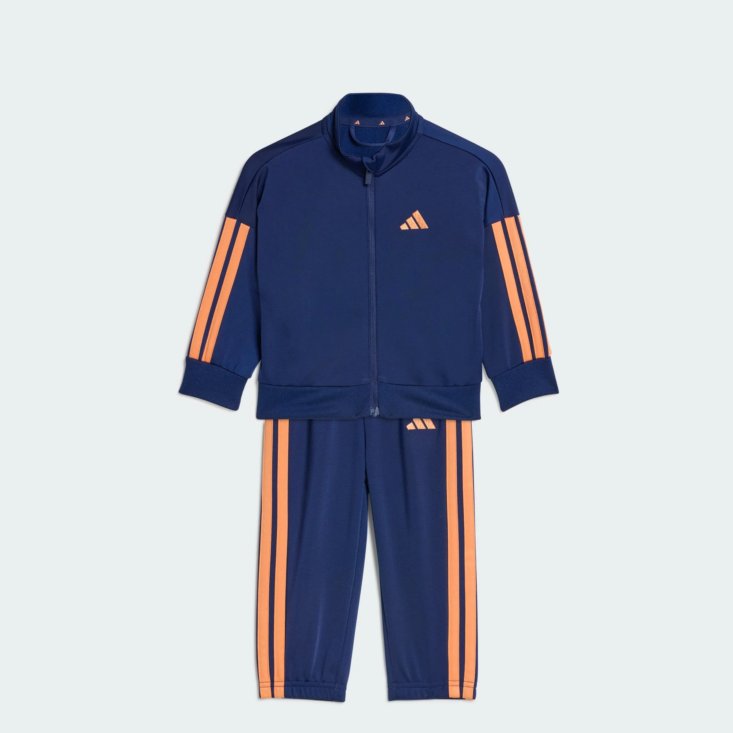 adidas Mixte bébé ESSENTIALS CLIMACOOL TRACKSUIT, dark blue/Dusky Orange, 18-24 Months - immagine 4