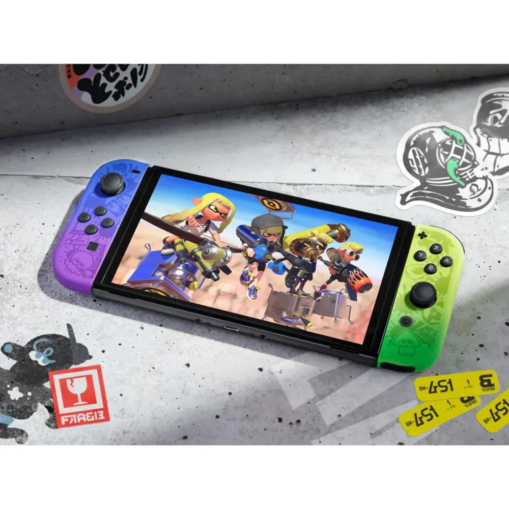 NINTENDO SWITCH OLED SPLATOON 3 EDITION CONSOLE DE JEUX PORTABLES 17,8 CM (7") 64 GO ÉCRAN TACTILE WIFI MULTICOLORE - immagine 5