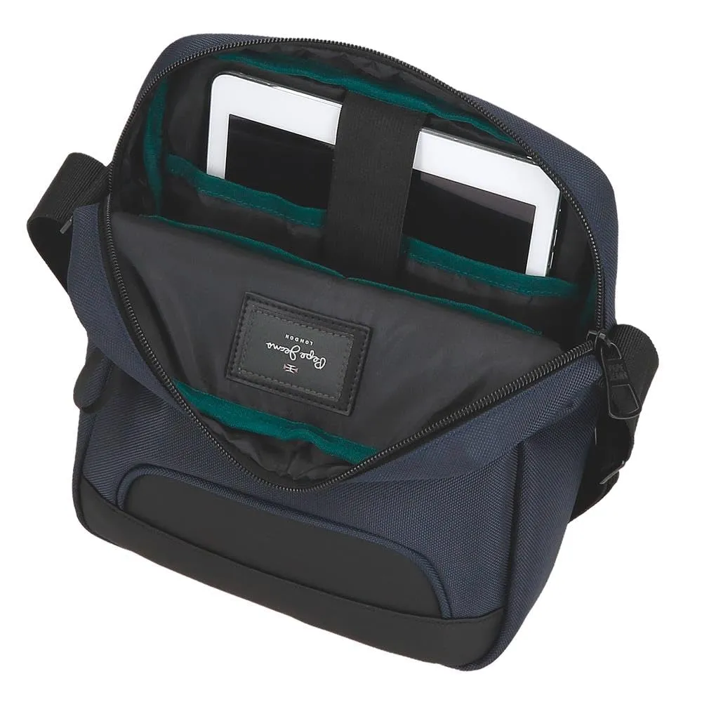 Pepe Jeans Bromley, Tracolla, Marsupio, Accessori da Viaggio, Poliestere, Diverse Misure, Nero, Verde, Rosso, Grigio, Poliestere Di Joumma Bags, blu, Talla única, Borsa a tracolla per tablet - immagine 4