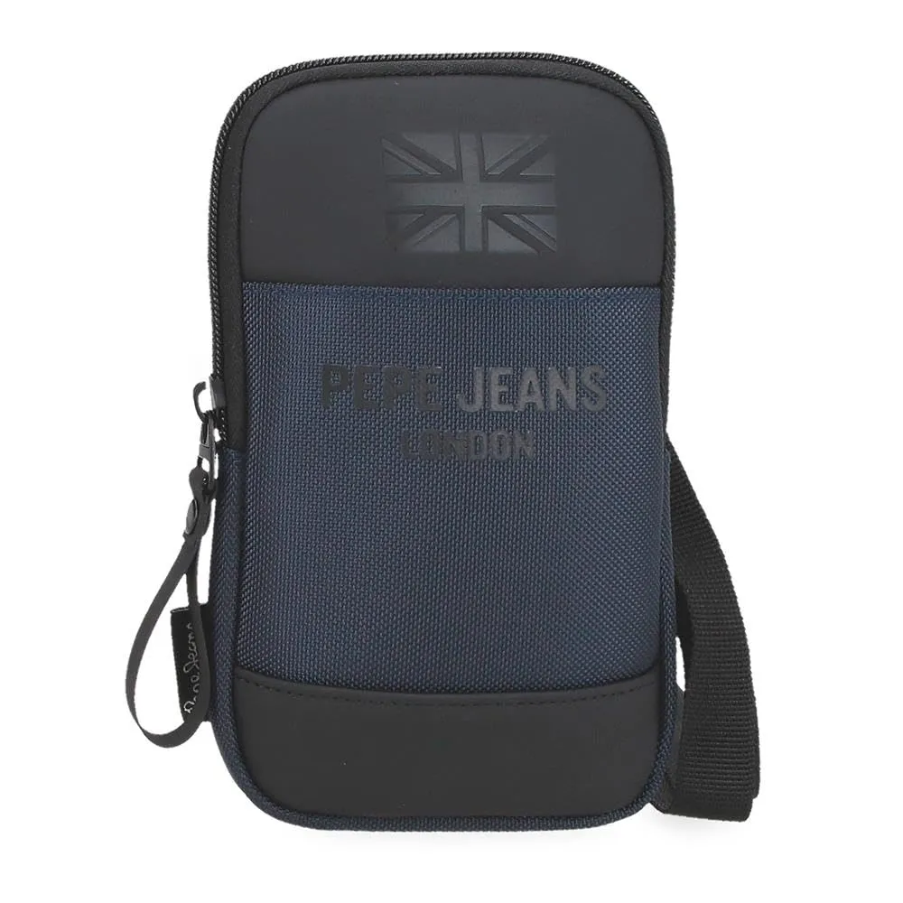 Pepe Jeans Bromley, Tracolla, Marsupio, Accessori da Viaggio, Poliestere, Diverse Misure, Nero, Verde, Rosso, Grigio, Poliestere Di Joumma Bags, blu, Talla única, Borsa a tracolla per cellulare - immagine 1