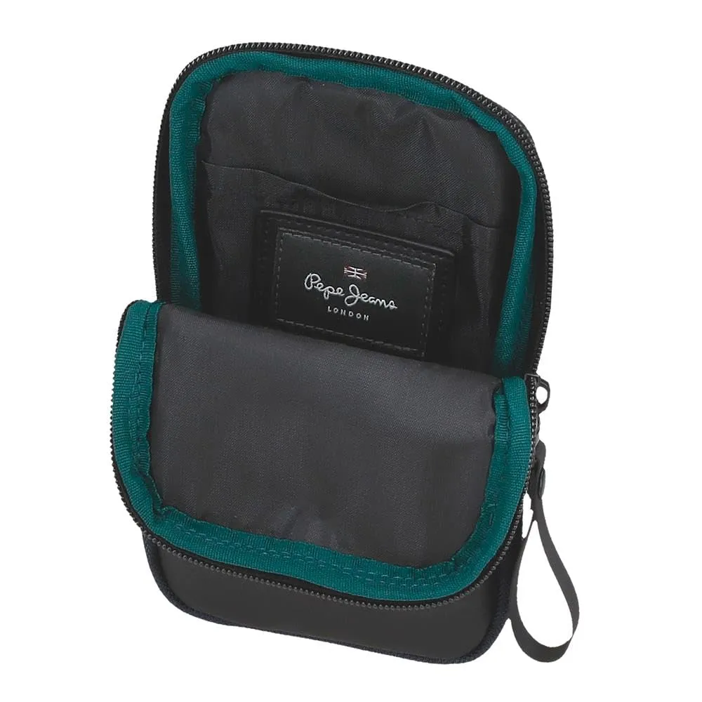 Pepe Jeans Bromley, Tracolla, Marsupio, Accessori da Viaggio, Poliestere, Diverse Misure, Nero, Verde, Rosso, Grigio, Poliestere Di Joumma Bags, blu, Talla única, Borsa a tracolla per cellulare - immagine 3
