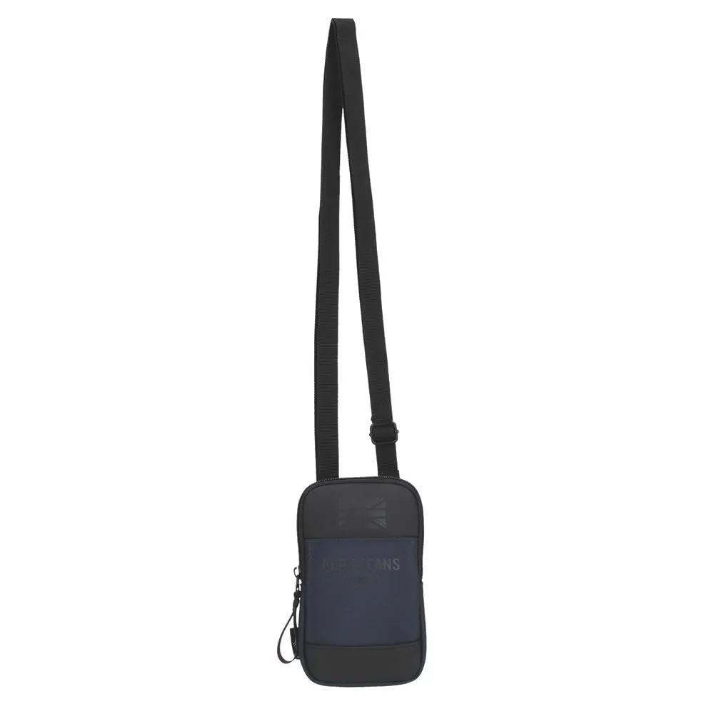 Pepe Jeans Bromley, Tracolla, Marsupio, Accessori da Viaggio, Poliestere, Diverse Misure, Nero, Verde, Rosso, Grigio, Poliestere Di Joumma Bags, blu, Talla única, Borsa a tracolla per cellulare - immagine 7