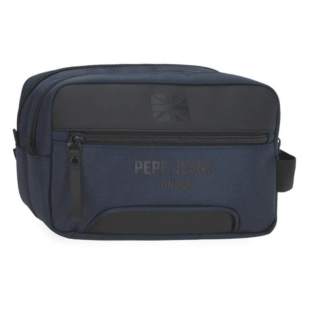 Pepe Jeans Bromley, Tracolla, Marsupio, Accessori da Viaggio, Poliestere, Diverse Misure, Nero, Verde, Rosso, Grigio, Poliestere Di Joumma Bags, blu, Talla única, Beauty case - immagine 1