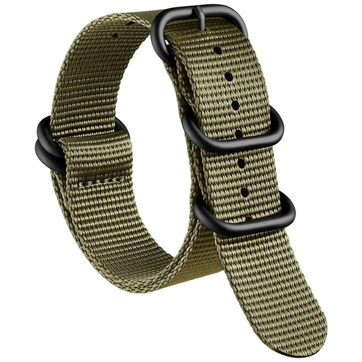 AIYIRUO Cinturini per Orologio NATO Nylon G10 Premium Ballistic Multicolor Sostituzione Cinturini per Orologio con Fibbia in Acciaio Inossidabile Argento per gli Uomini 18mm 20mm 22mm 24mm - immagine 1