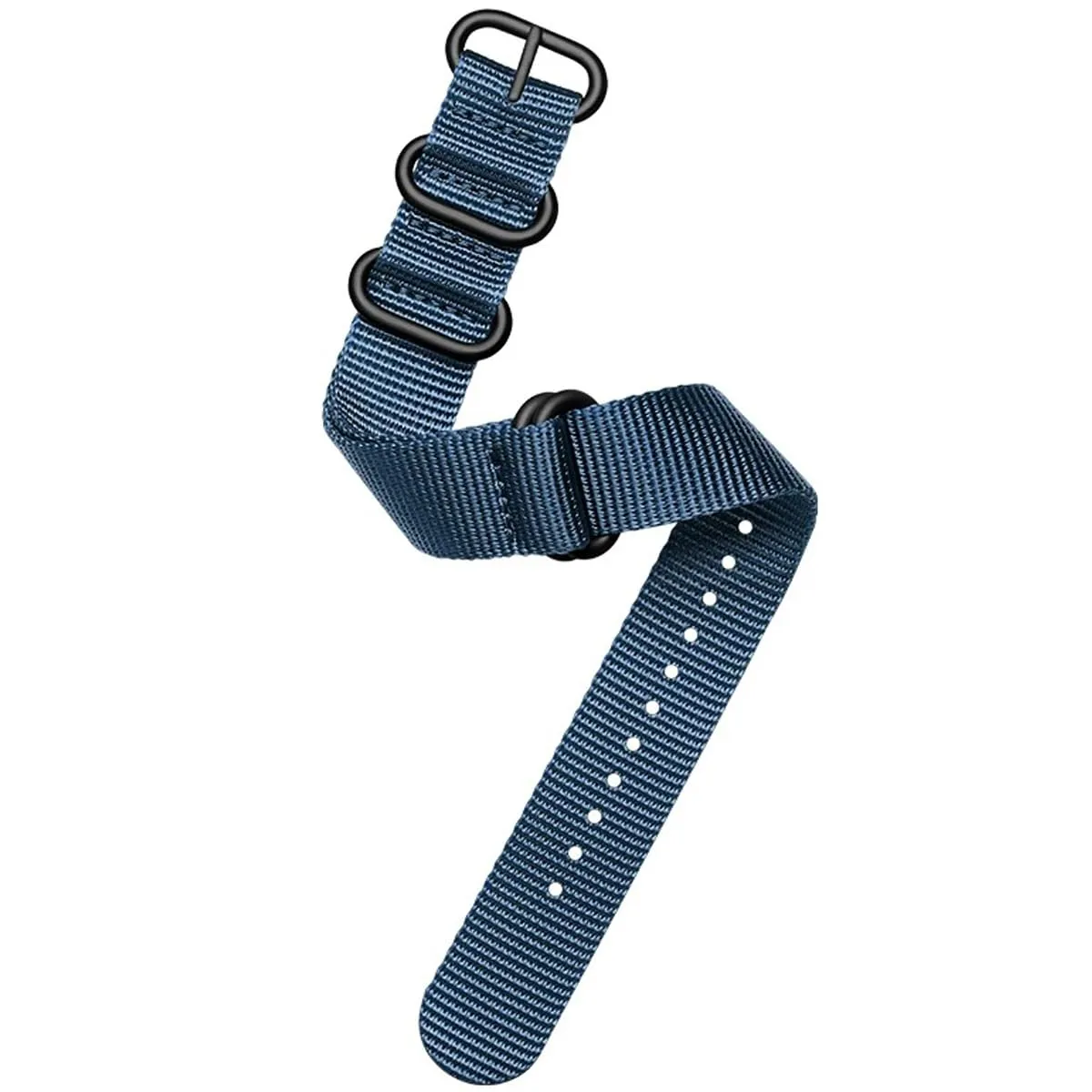 AIYIRUO Cinturini per Orologio NATO Nylon G10 Premium Ballistic Multicolor Sostituzione Cinturini per Orologio con Fibbia in Acciaio Inossidabile Argento per gli Uomini 18mm 20mm 22mm 24mm - immagine 2