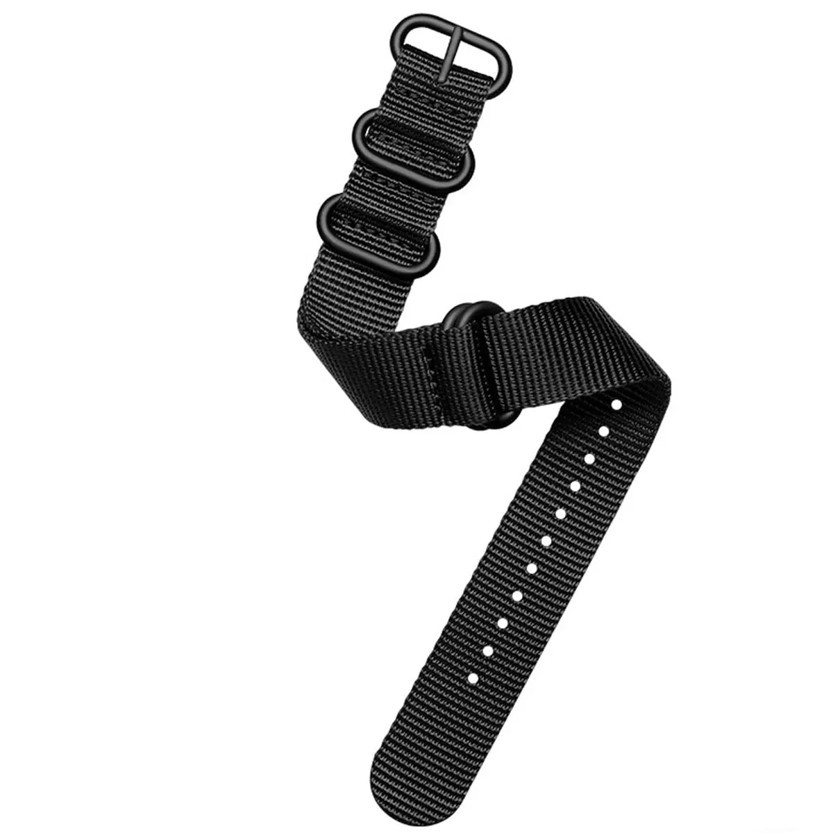 AIYIRUO Cinturini per Orologio NATO Nylon G10 Premium Ballistic Multicolor Sostituzione Cinturini per Orologio con Fibbia in Acciaio Inossidabile Argento per gli Uomini 18mm 20mm 22mm 24mm - immagine 3
