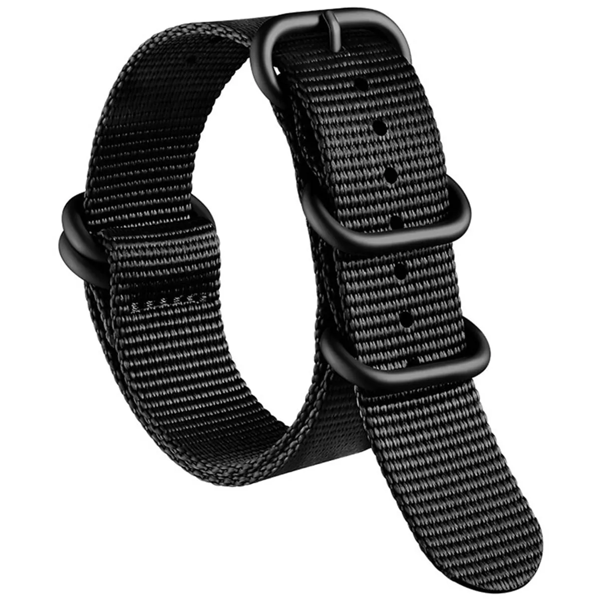 AIYIRUO Cinturini per Orologio NATO Nylon G10 Premium Ballistic Multicolor Sostituzione Cinturini per Orologio con Fibbia in Acciaio Inossidabile Argento per gli Uomini 18mm 20mm 22mm 24mm - immagine 1