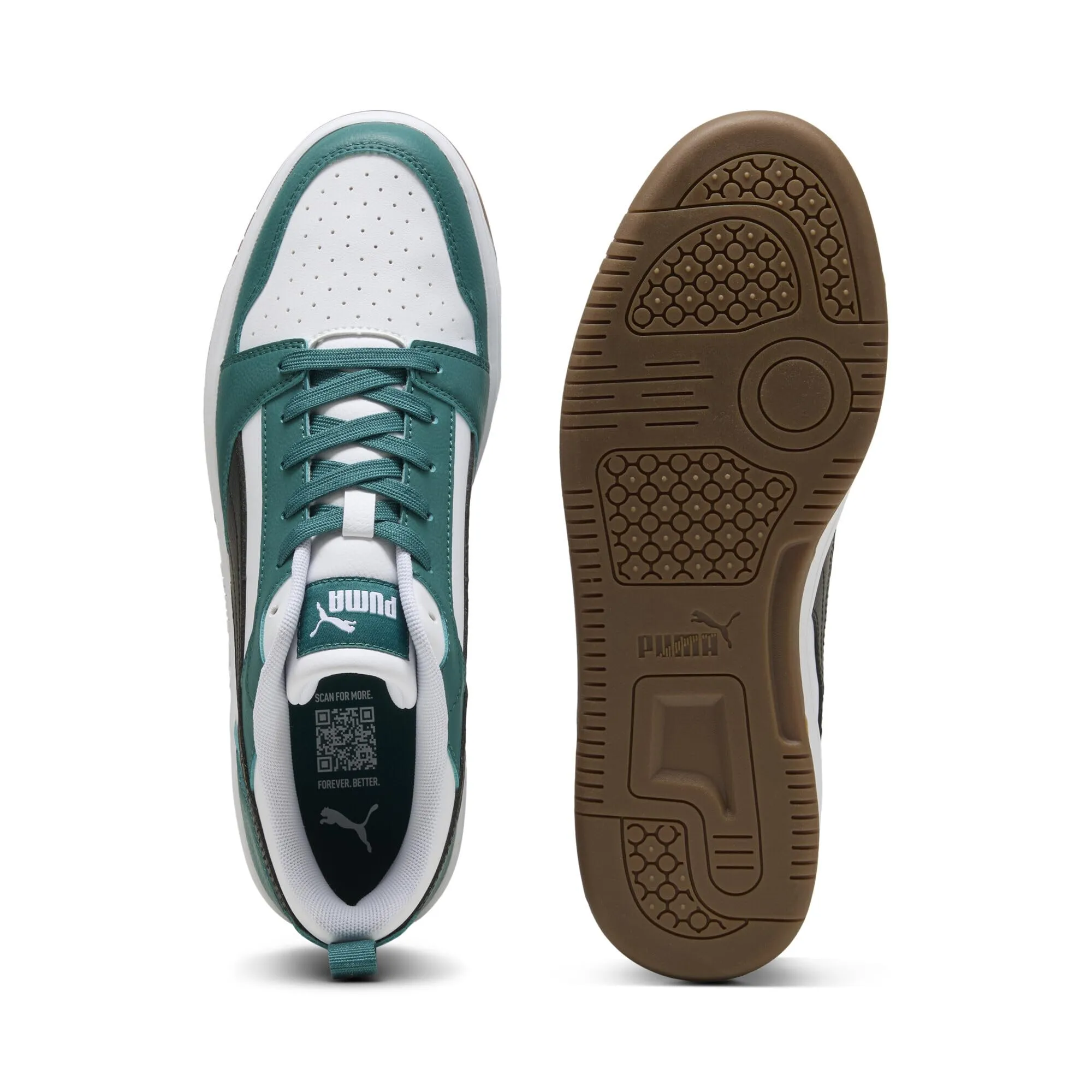 PUMA Rebound V6 Low, Sneaker Unisex - Adulto, Emerald Ice Black White, 44 EU - immagine 4