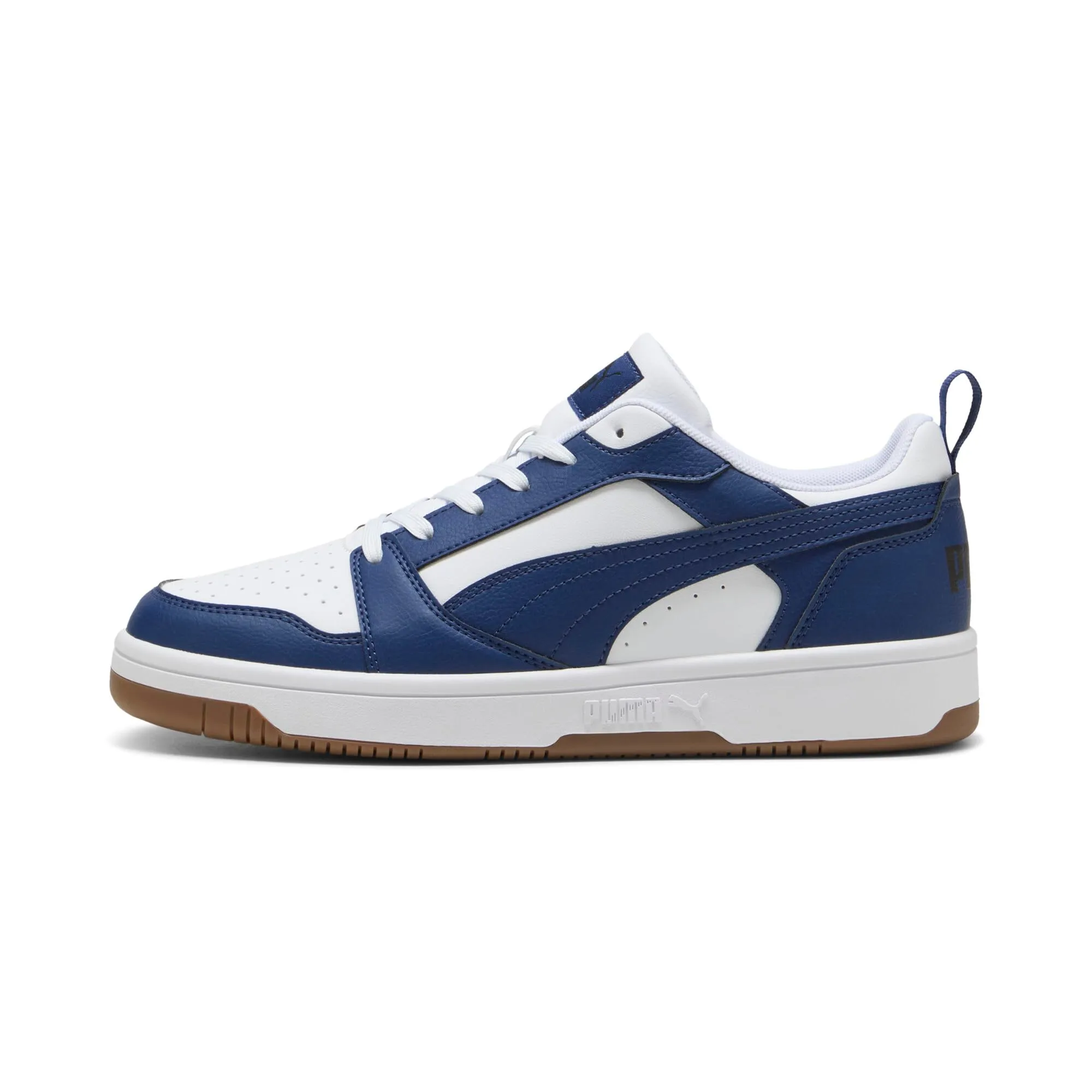 Puma Rebound V6 Low, Sneaker Unisex - Adulto, White Blue Jewel Gum, 42 EU - immagine 1