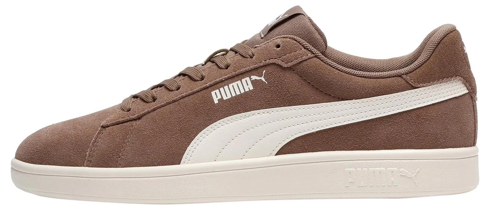 Puma Sneaker Unisex Smash 3.0, Totally Taupe Bianco Caldo, 46 EU - immagine 1