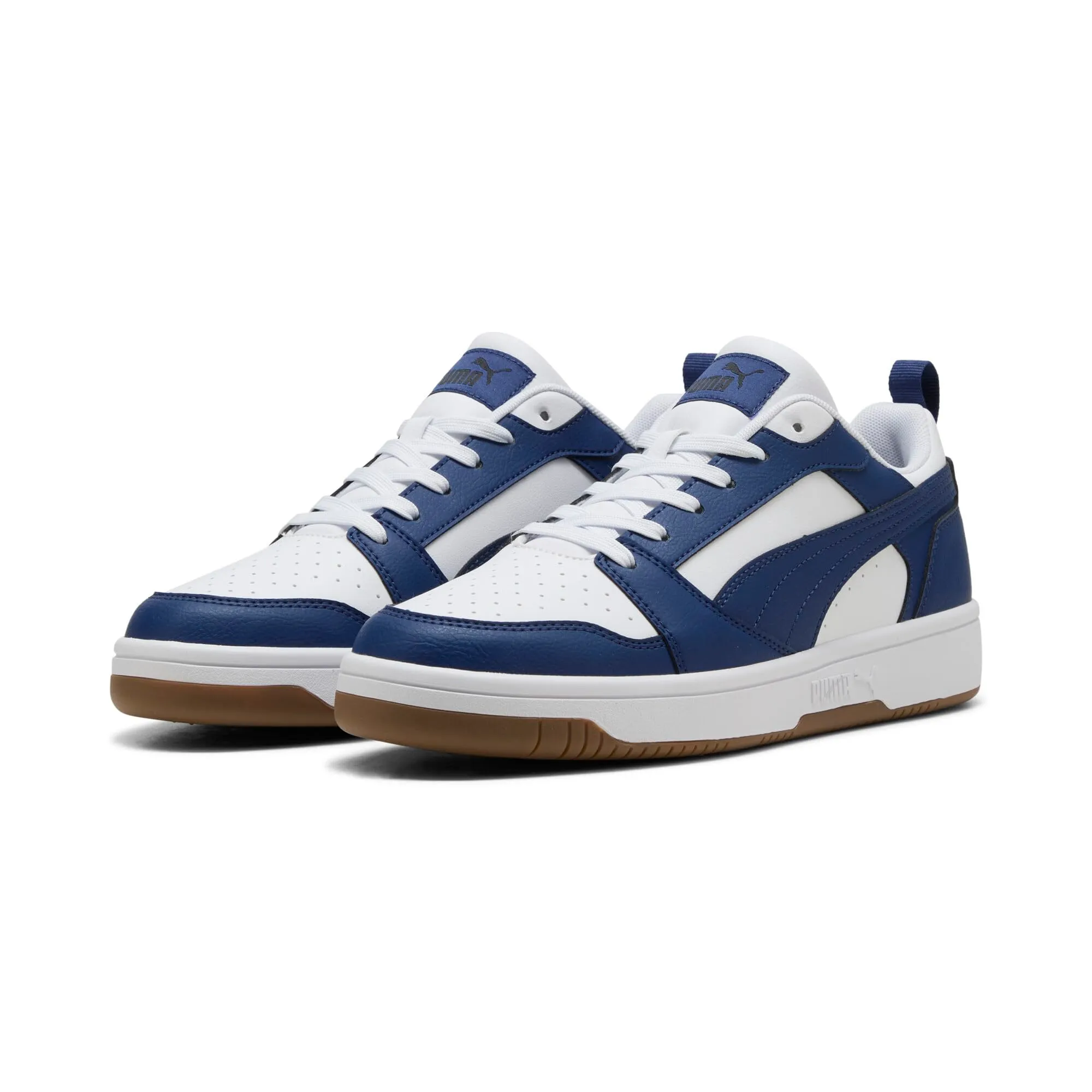 PUMA Rebound V6 Low, Sneaker Unisex - Adulto, White Blue Jewel Gum, 36 EU - immagine 2