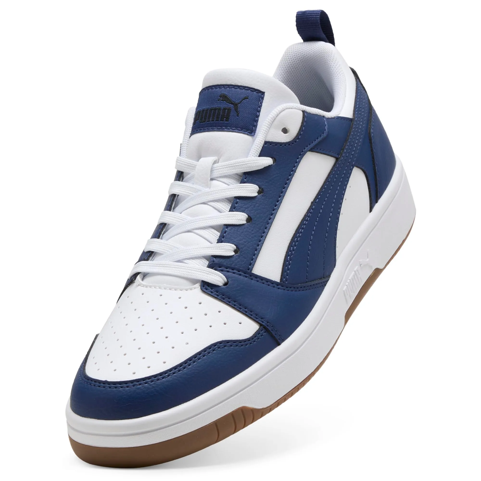 PUMA Rebound V6 Low, Sneaker Unisex - Adulto, White Blue Jewel Gum, 36 EU - immagine 6