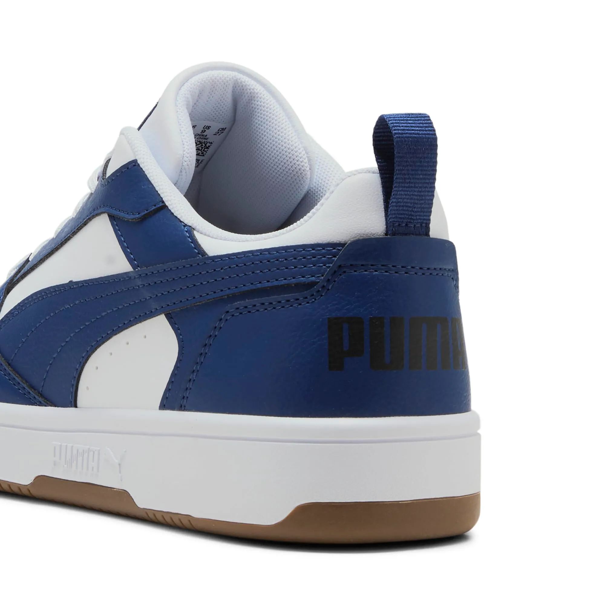 PUMA Rebound V6 Low, Sneaker Unisex - Adulto, White Blue Jewel Gum, 46 EU - immagine 3
