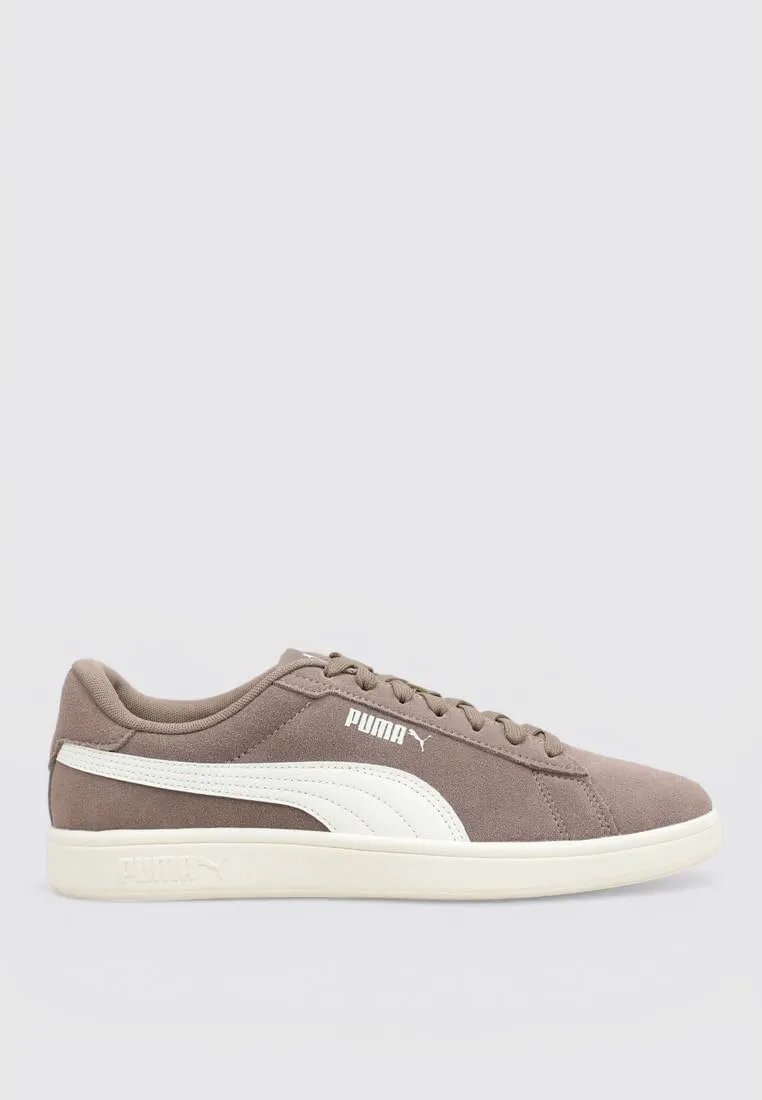 Puma Sneaker Unisex Smash 3.0, Totally Taupe Bianco Caldo, 38 EU - immagine 4