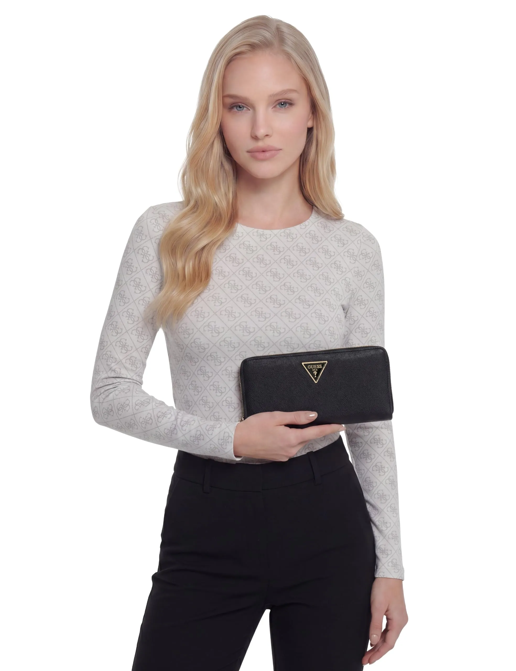 Guess Laurel II - Portafoglio Donna Grande con Zip - immagine 2